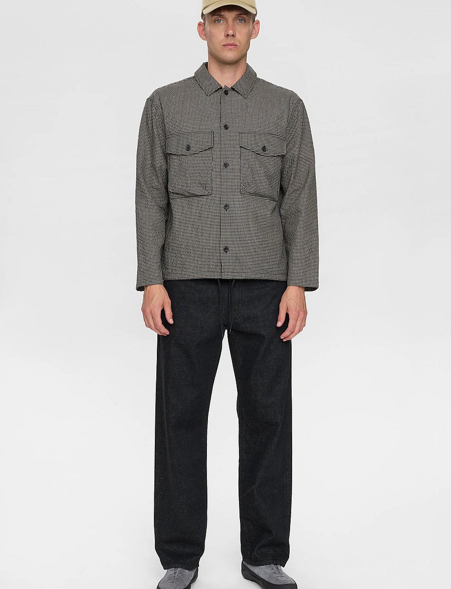 Anerkjendt - AKOTTO CHECK OVERSHIRT - vårjackor - caviar - 0