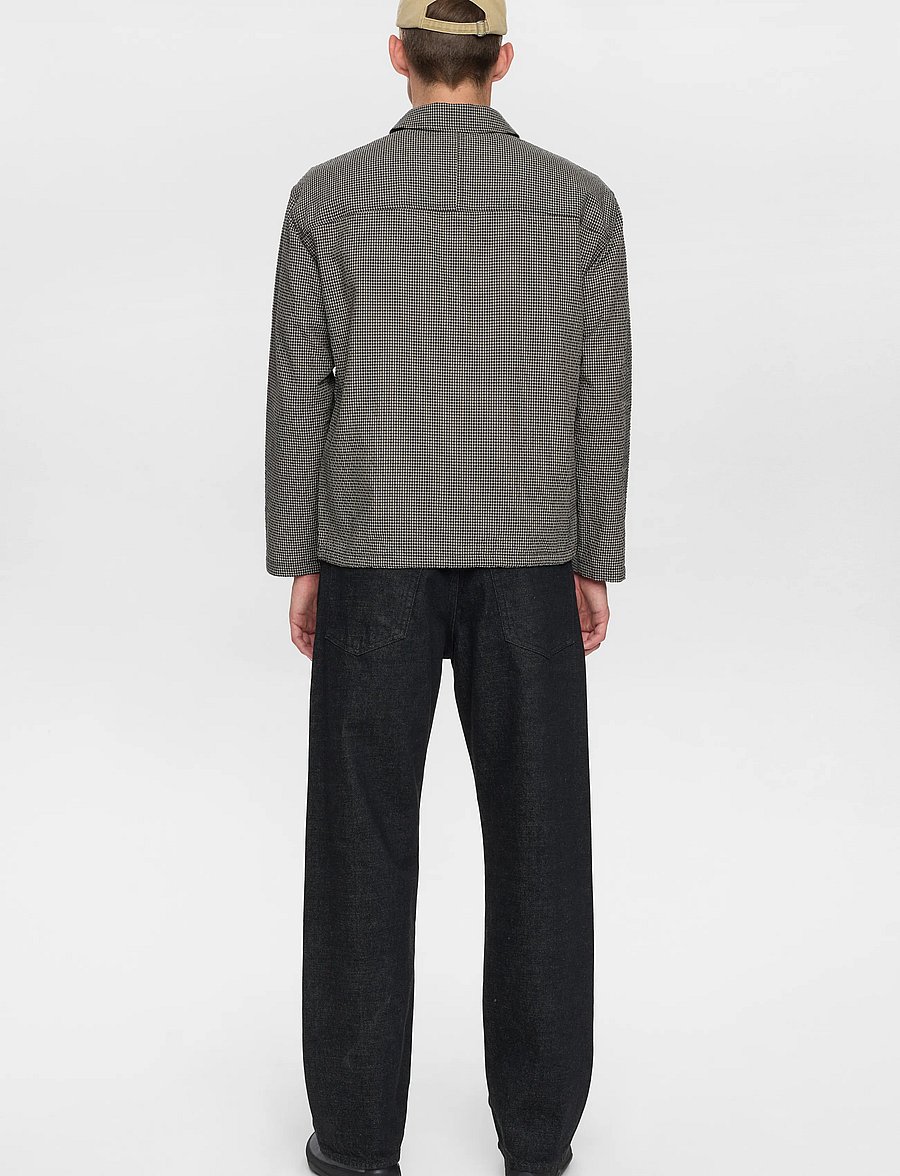 Anerkjendt - AKOTTO CHECK OVERSHIRT - vårjackor - caviar - 3