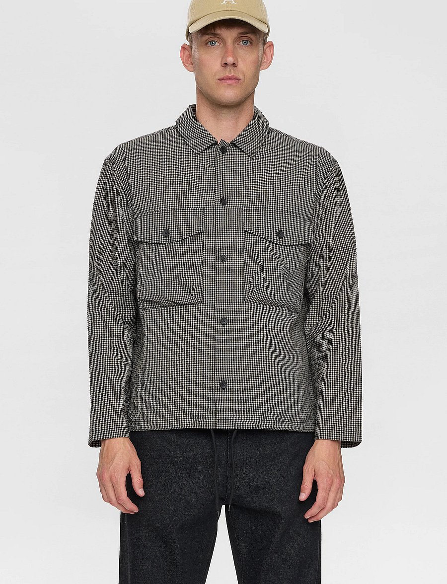 Anerkjendt - AKOTTO CHECK OVERSHIRT - herbstjacken - caviar - 4
