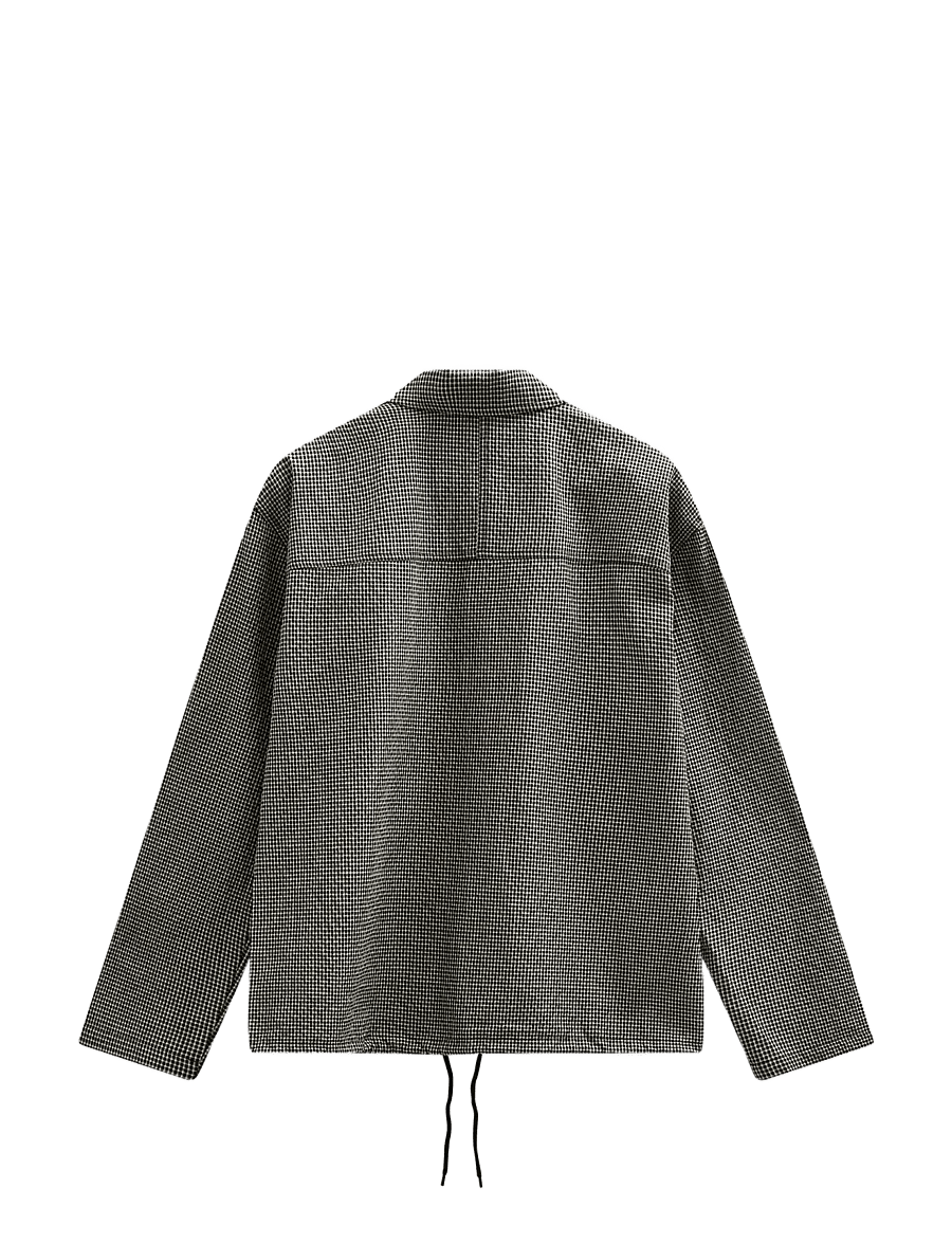 Anerkjendt - AKOTTO CHECK OVERSHIRT - vårjackor - caviar - 2