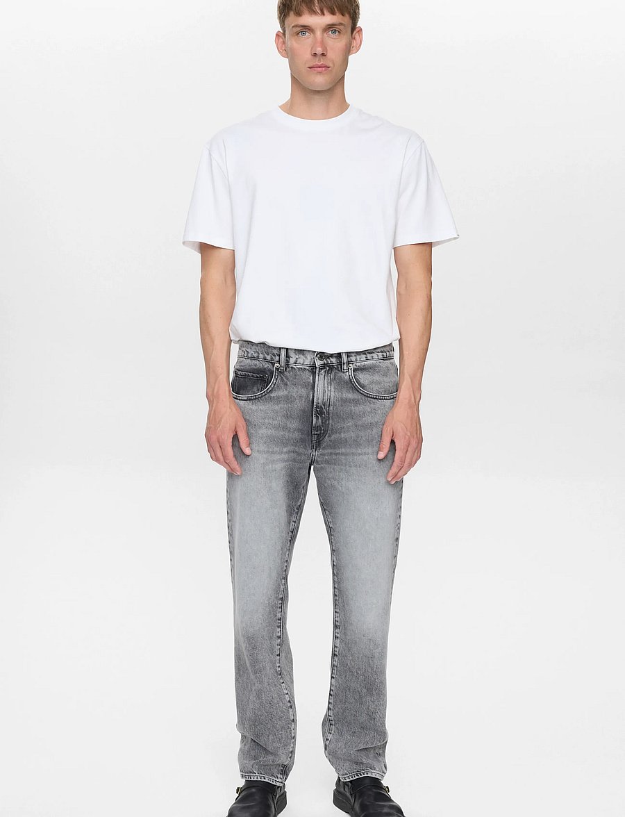 Anerkjendt - AKJUSTIN JEANS - normale jeans - washed grey - 0