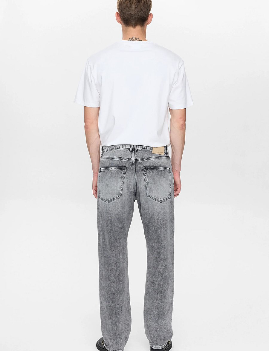 Anerkjendt - AKJUSTIN JEANS - normale jeans - washed grey - 3