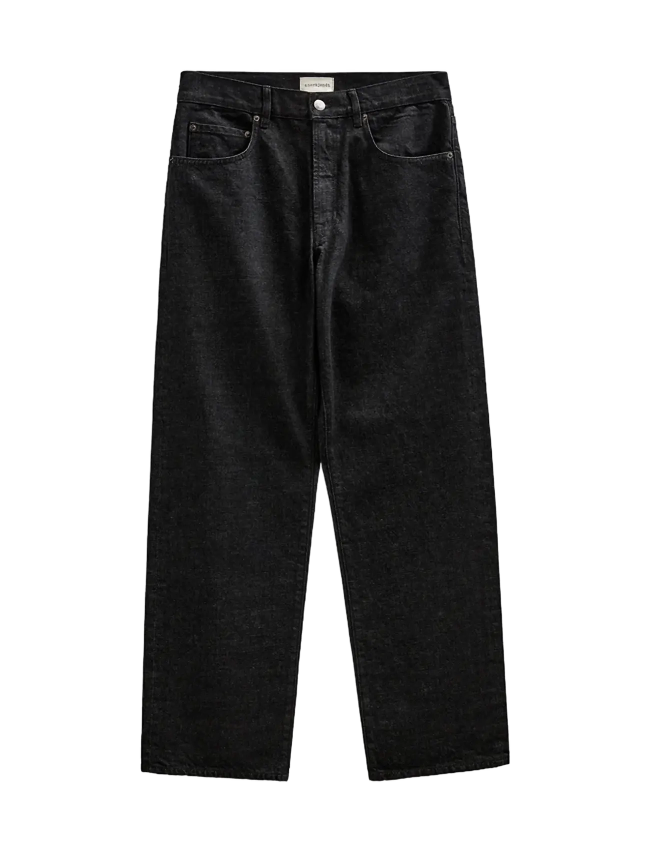 Anerkjendt AKJONAS SELVEDGE JEANS - Fitness & Running - BLACK / black
