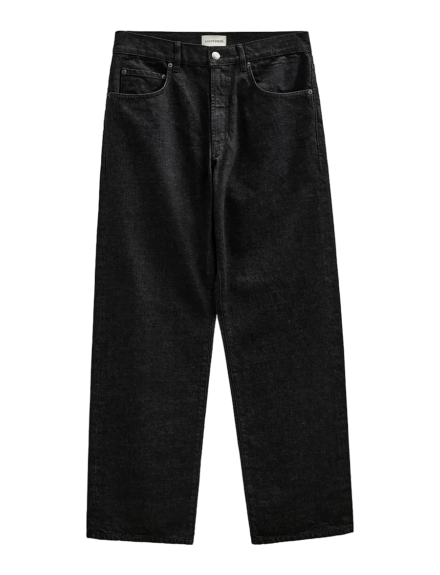 Anerkjendt - AKJONAS SELVEDGE JEANS - normale jeans - black - 1