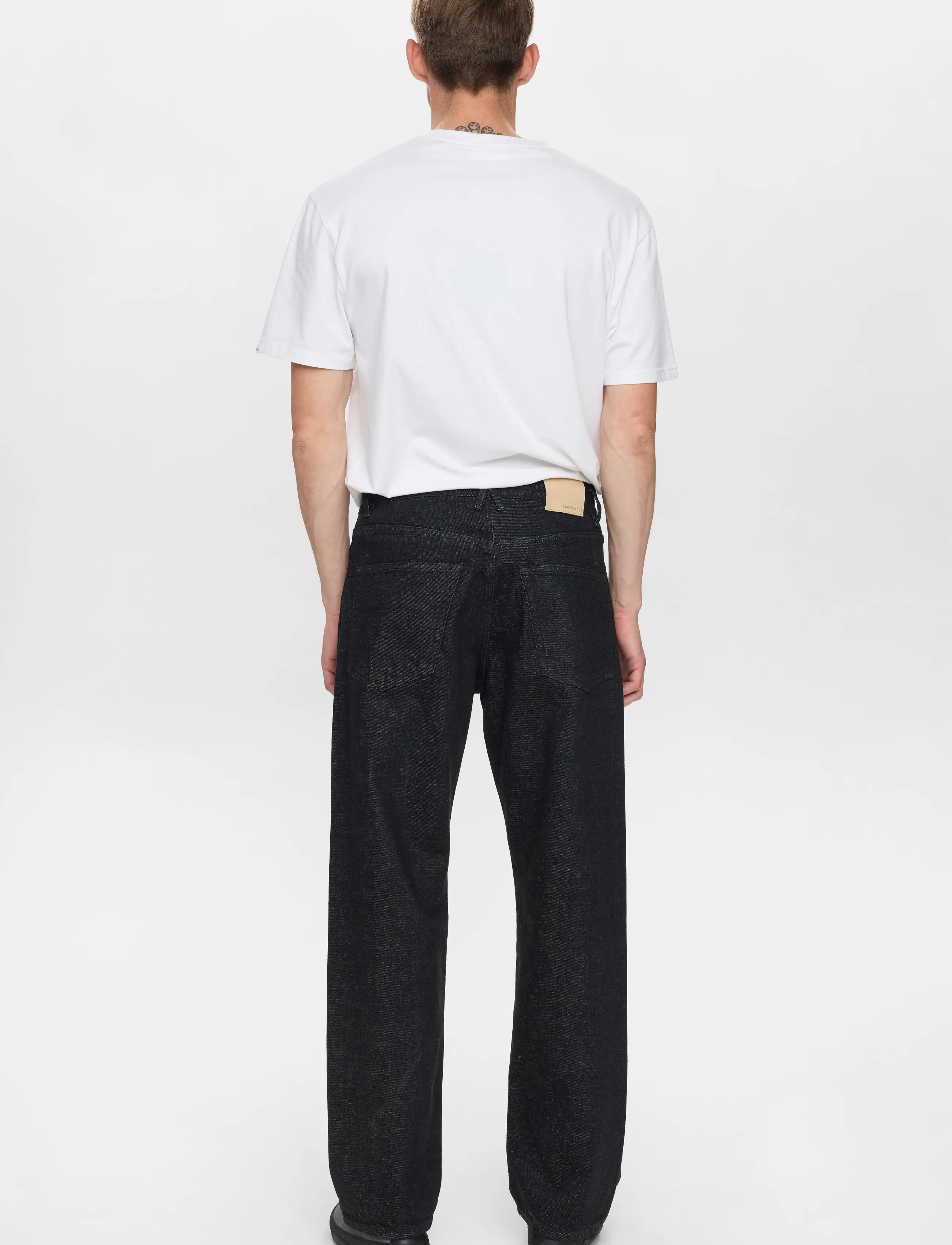 Anerkjendt - AKJONAS SELVEDGE JEANS - klassikalised teksad - black - 3