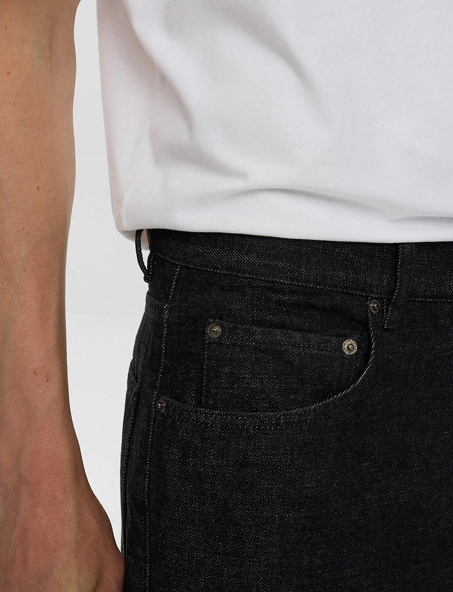 Anerkjendt - AKJONAS SELVEDGE JEANS - normale jeans - black - 4