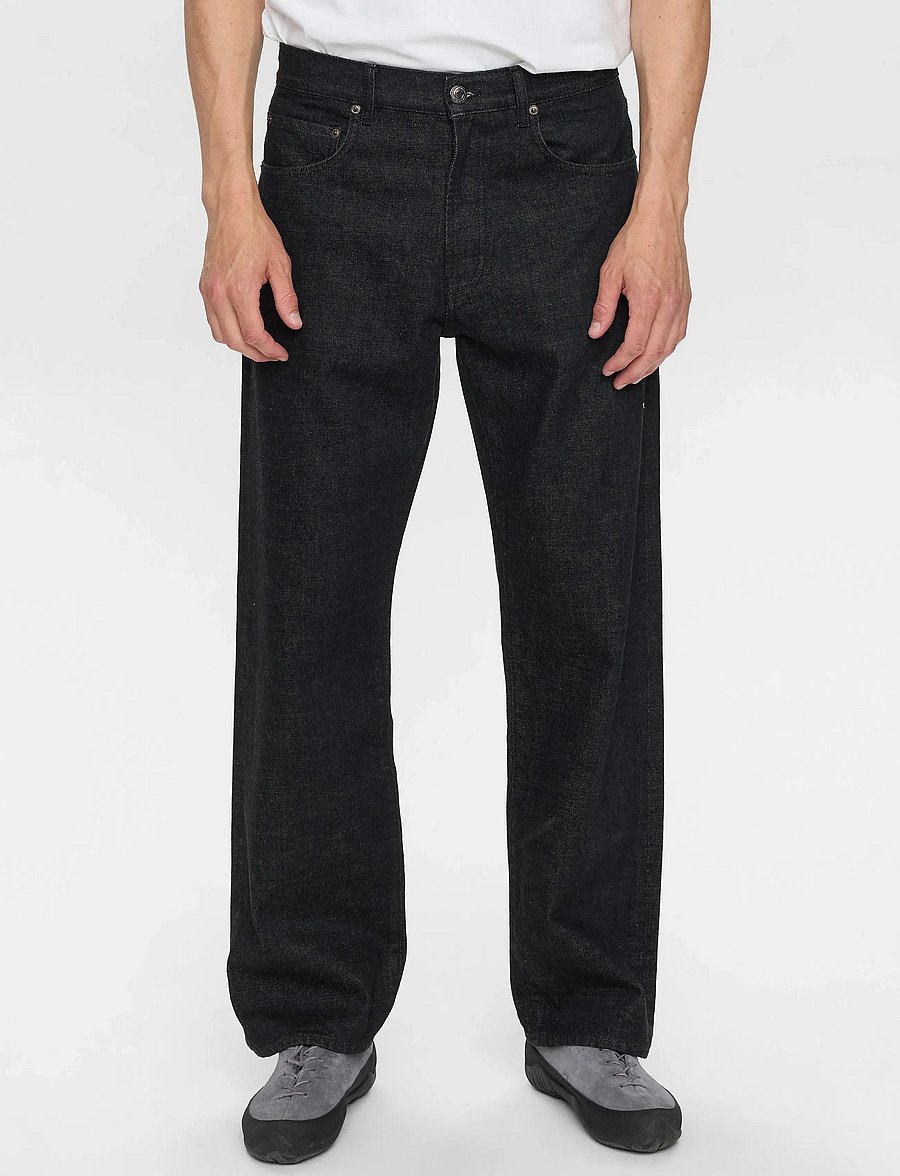 Anerkjendt - AKJONAS SELVEDGE JEANS - normale jeans - black - 5