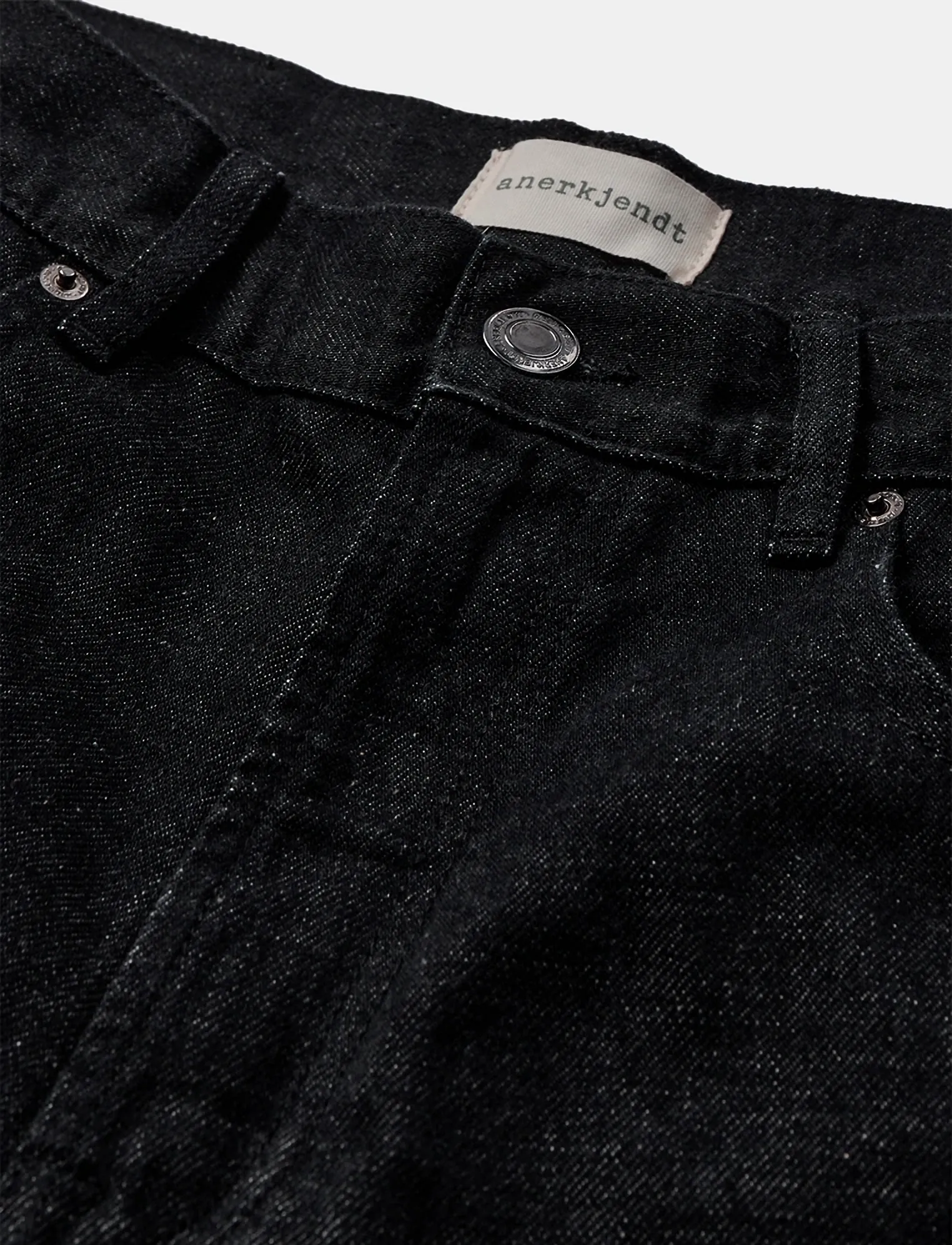 Anerkjendt - AKJONAS SELVEDGE JEANS - regular jeans - black - 2