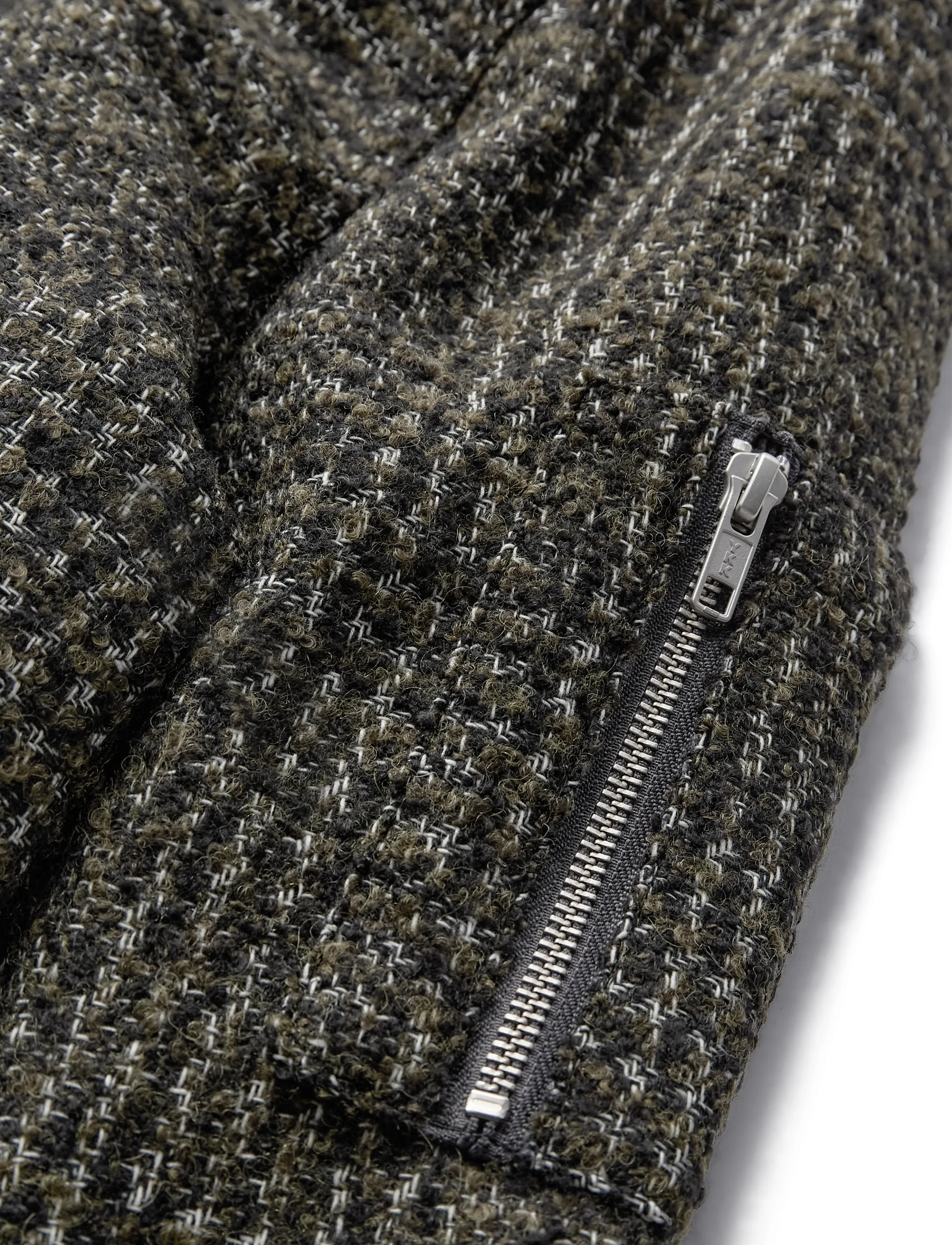 Anerkjendt - AKBERTIE CHECK WOOL JACKET - forest night - 2