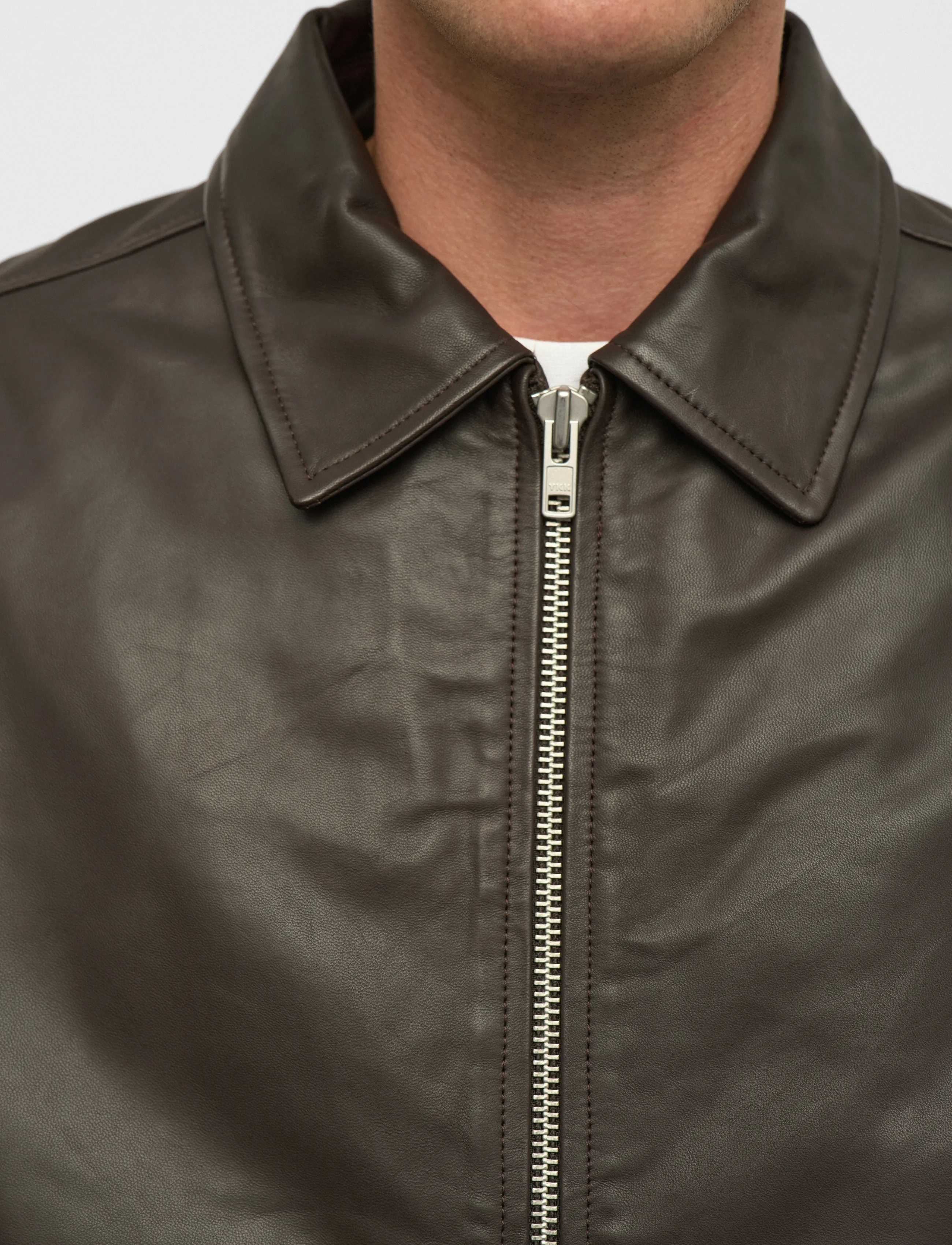 Anerkjendt - AKCARL LEATHER JACKET - fall jackets - delicioso - 4