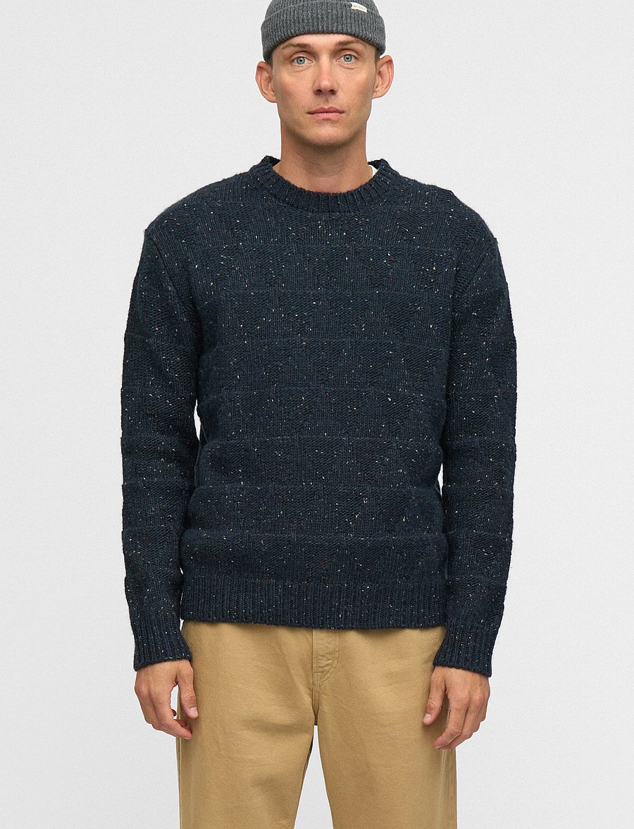 Anerkjendt - AKSINUS HEAVY WOOL KNIT - sky captain - 0