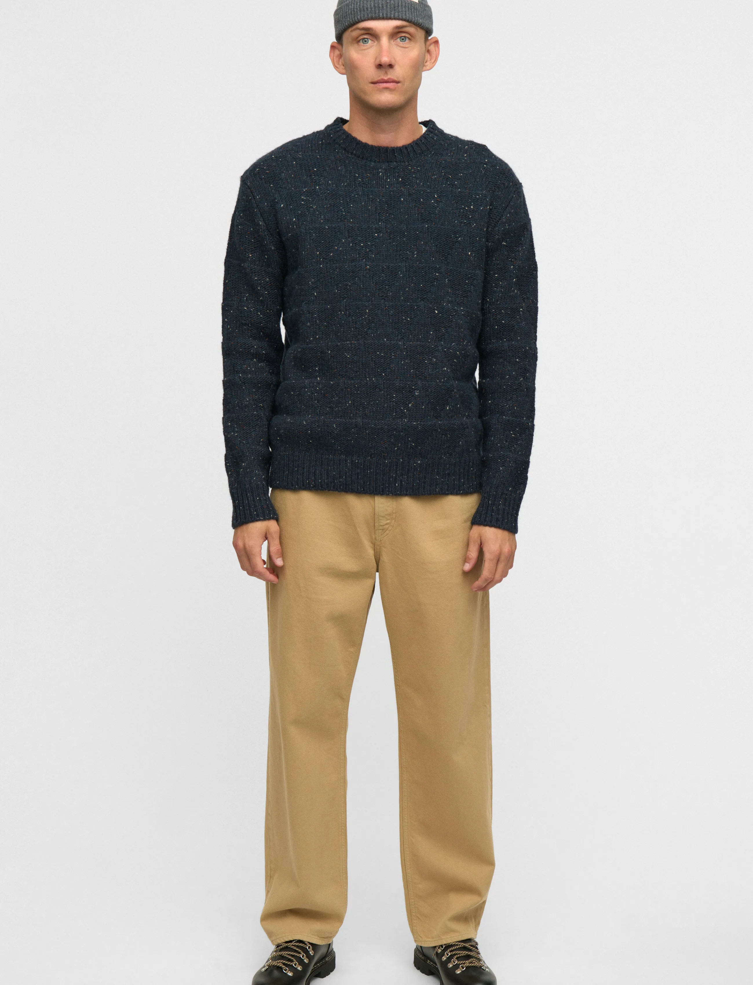 Anerkjendt - AKSINUS HEAVY WOOL KNIT - sky captain - 4