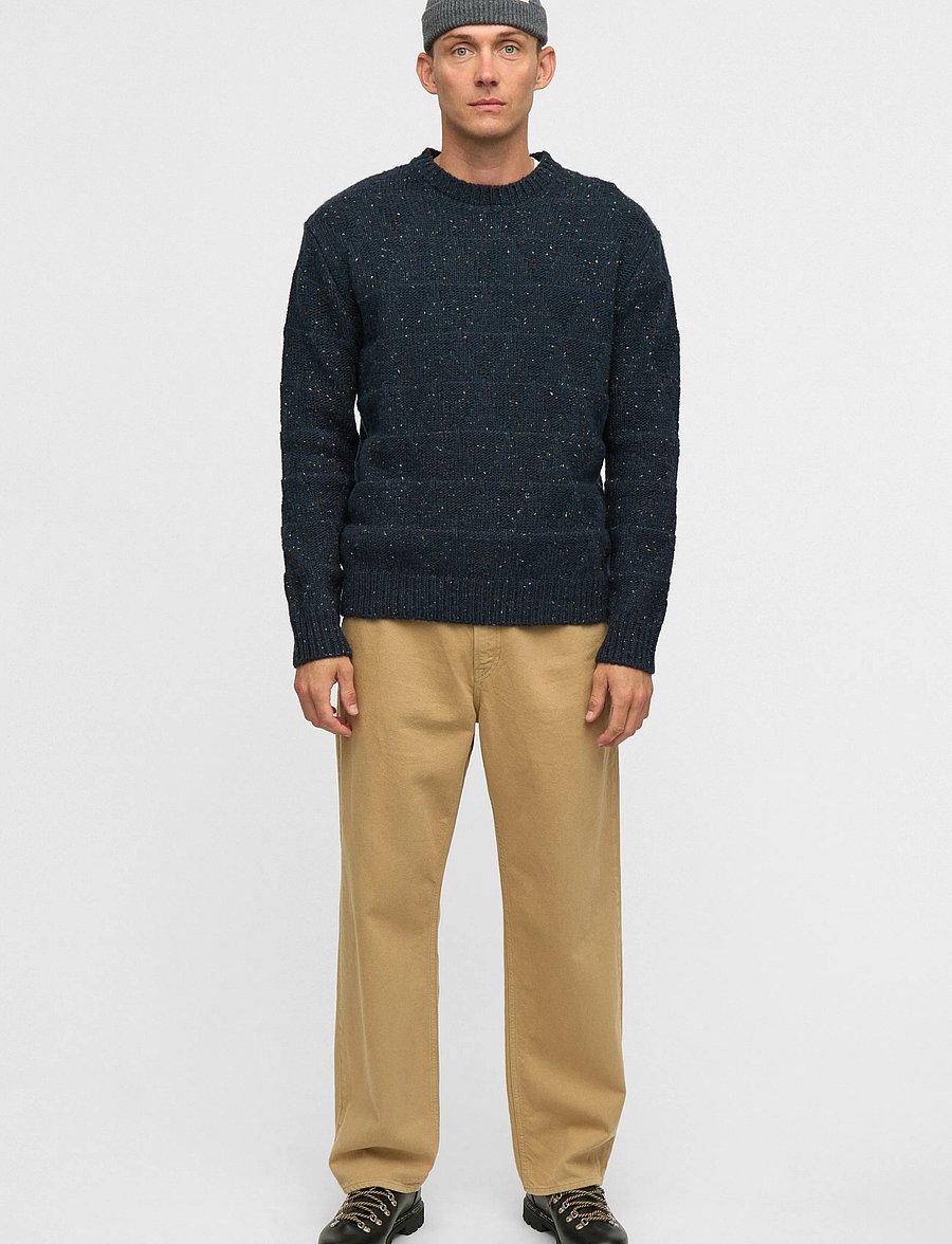 Anerkjendt - AKSINUS HEAVY WOOL KNIT - sky captain - 4