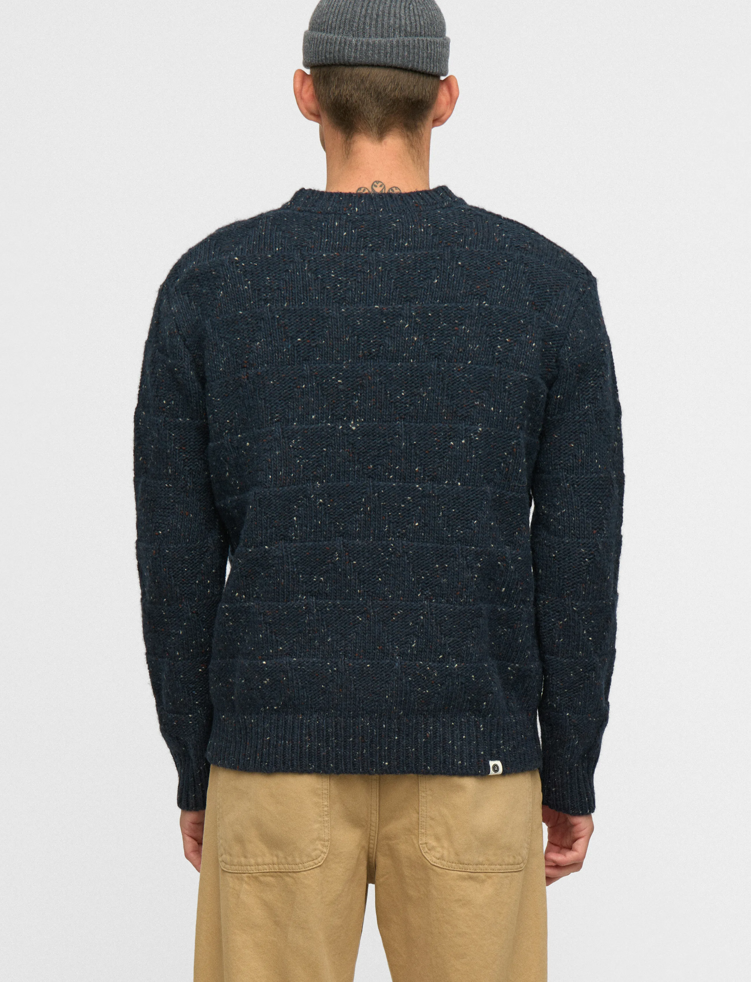 Anerkjendt - AKSINUS HEAVY WOOL KNIT - sky captain - 5