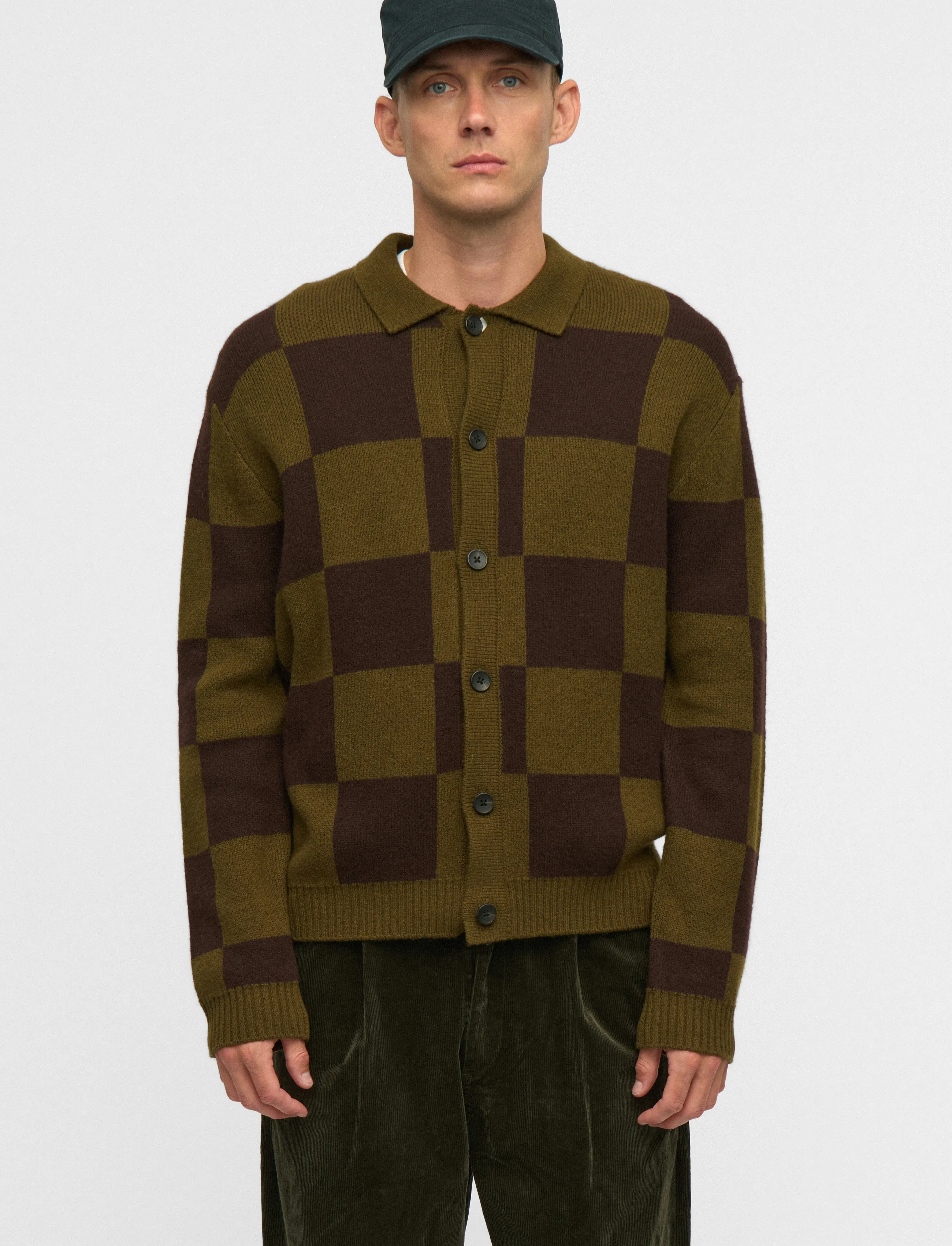 Anerkjendt Aksinus Check Merino Knit koftor & cardigans herr – bild 4