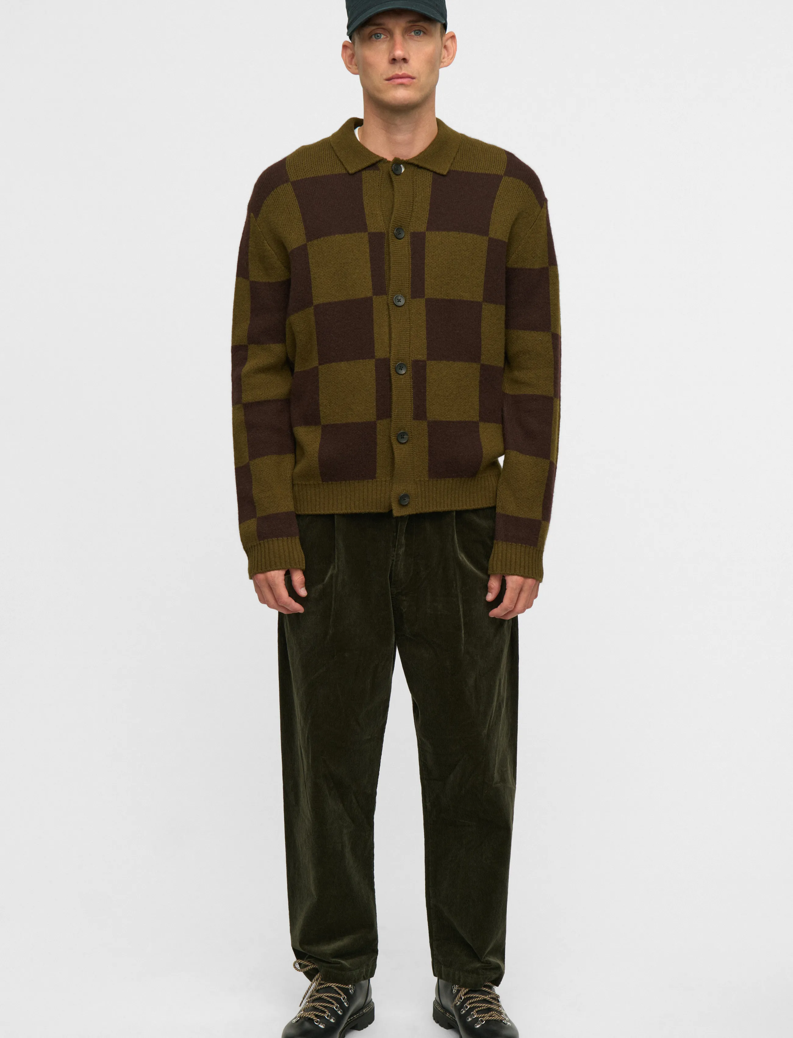 Anerkjendt Aksinus Check Merino Knit koftor & cardigans herr – bild 5