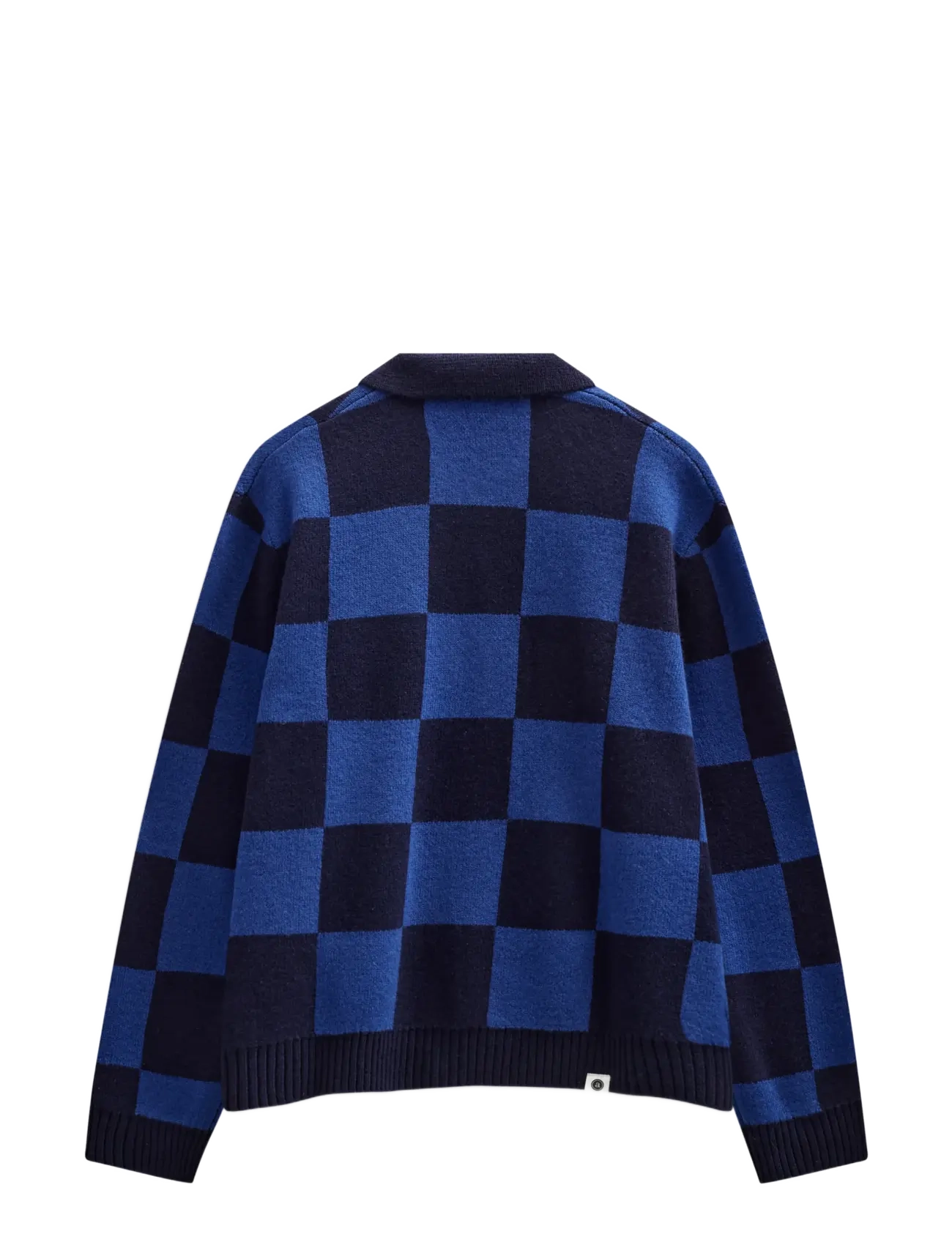 Anerkjendt - AKSINUS CHECK MERINO KNIT - sky captain - 2