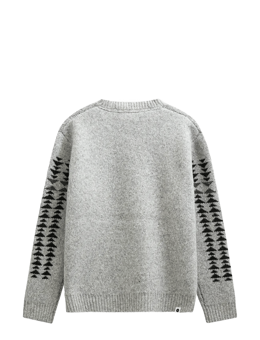Anerkjendt - AKSINUS JACQ KNIT - rundhals - tofu - 1