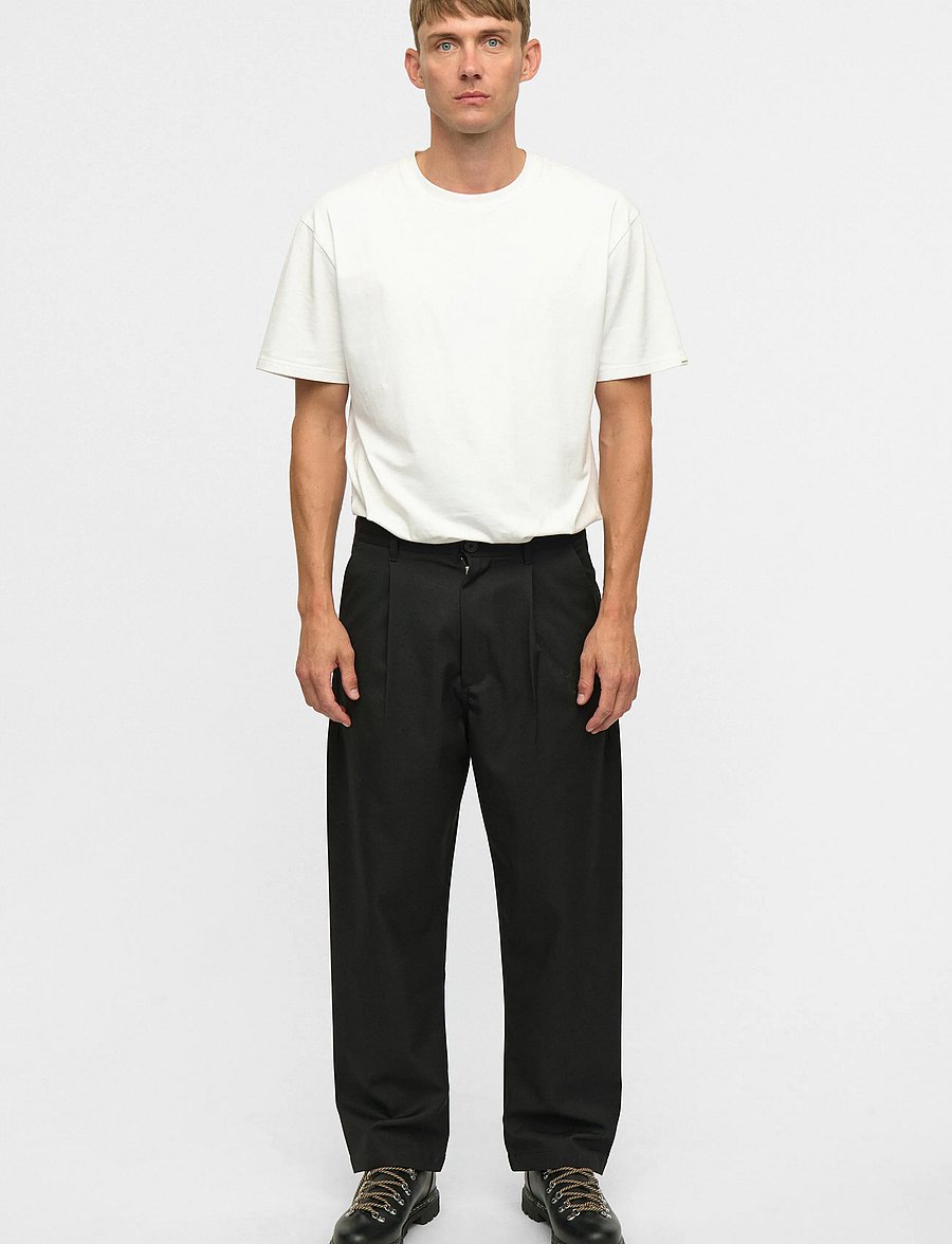 Anerkjendt - AKJAKOB WOOL PANTS - anzugshosen - caviar - 0
