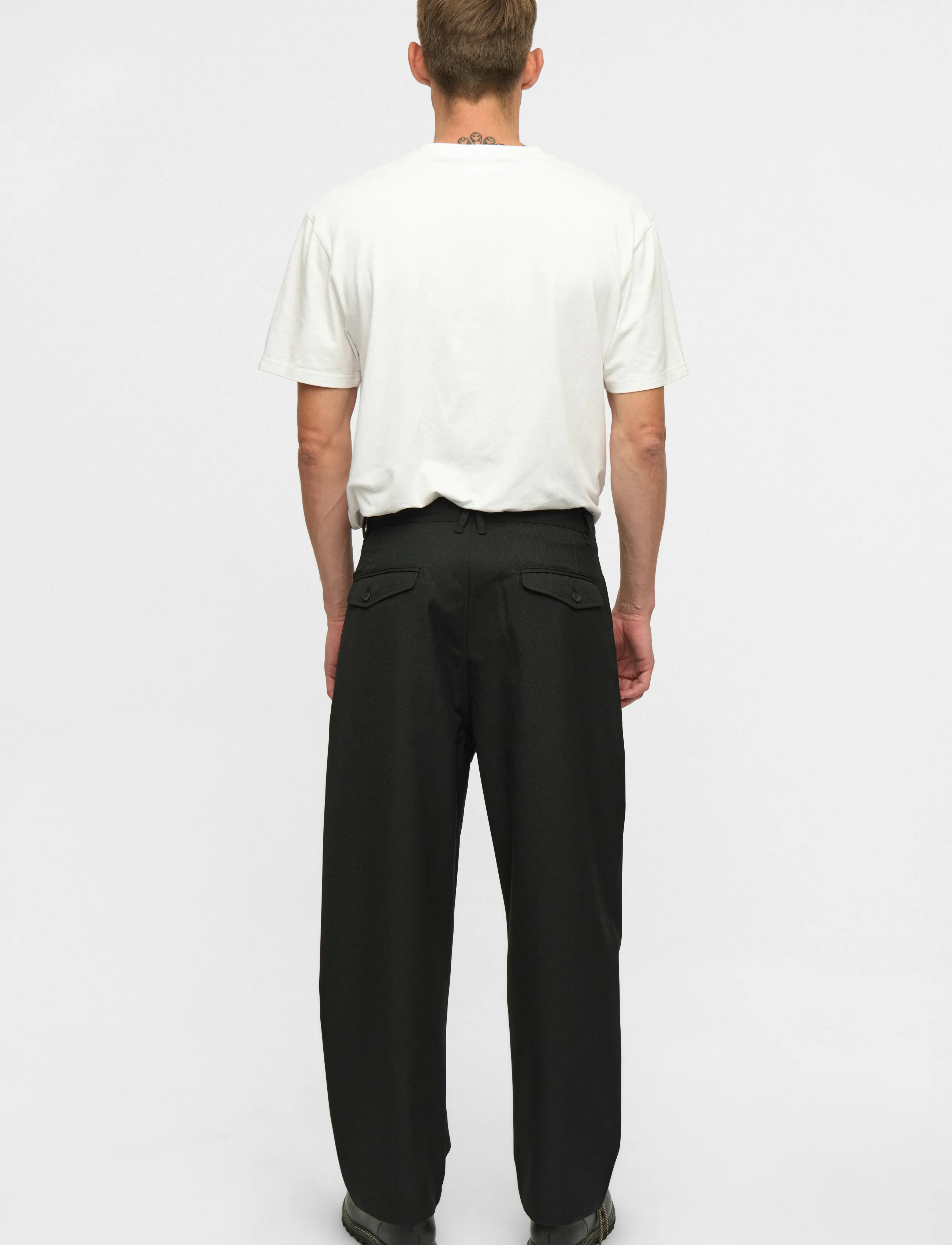Anerkjendt - AKJAKOB WOOL PANTS - anzugshosen - caviar - 3