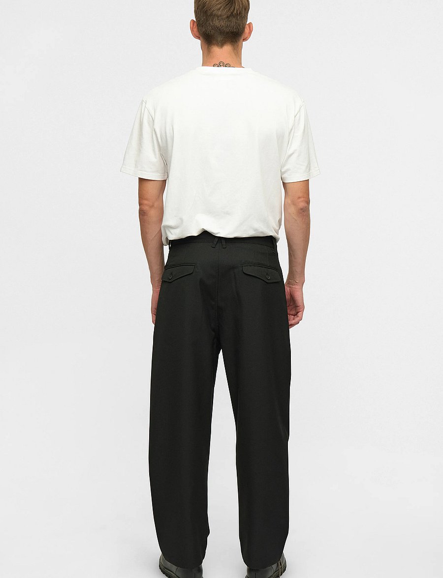 Anerkjendt - AKJAKOB WOOL PANTS - anzugshosen - caviar - 3