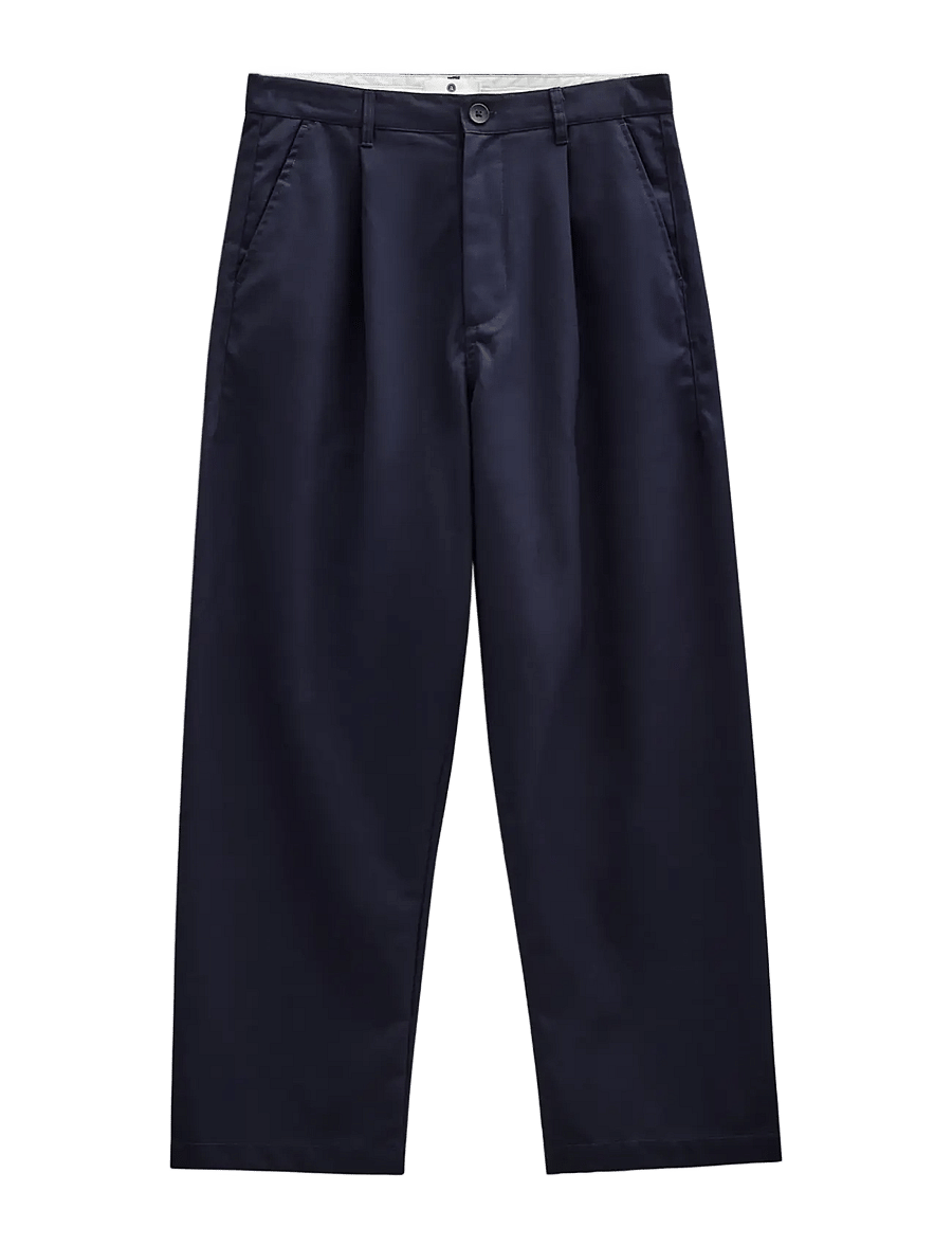 Anerkjendt - AKJAKOB WOOL PANTS - suit trousers - sky captain - 0