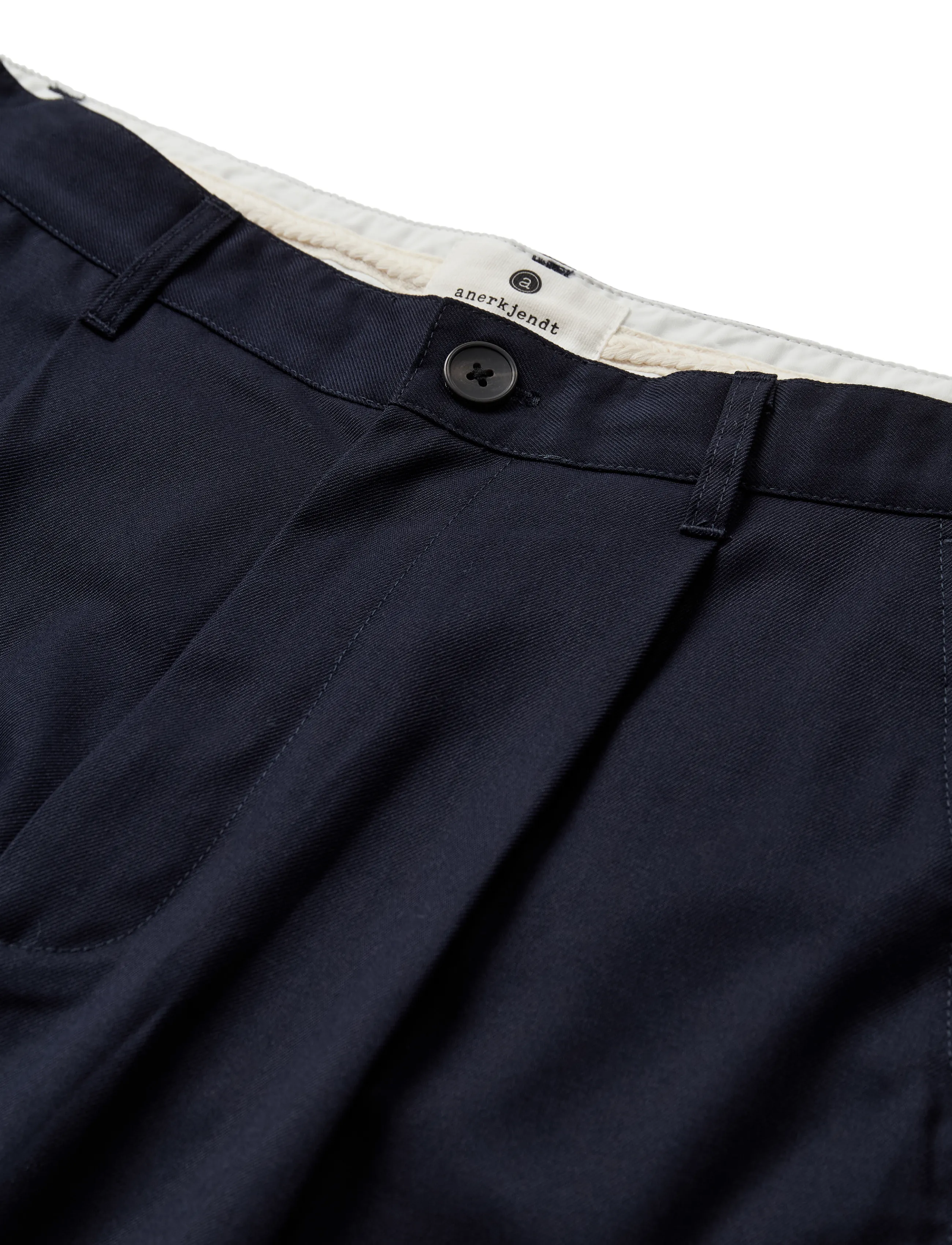 Anerkjendt - AKJAKOB WOOL PANTS - suit trousers - sky captain - 2