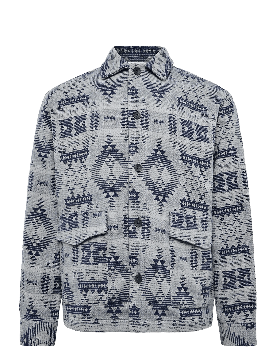 Anerkjendt - AKOTTO INKA OVERSHIRT - herbstjacken - sky captain - 0