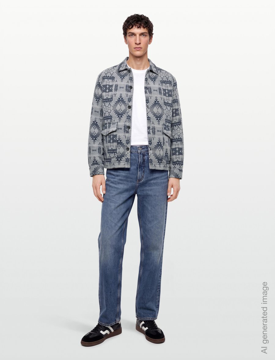 Anerkjendt - AKOTTO INKA OVERSHIRT - fall jackets - sky captain - 0