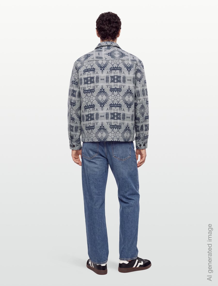 Anerkjendt - AKOTTO INKA OVERSHIRT - fall jackets - sky captain - 4