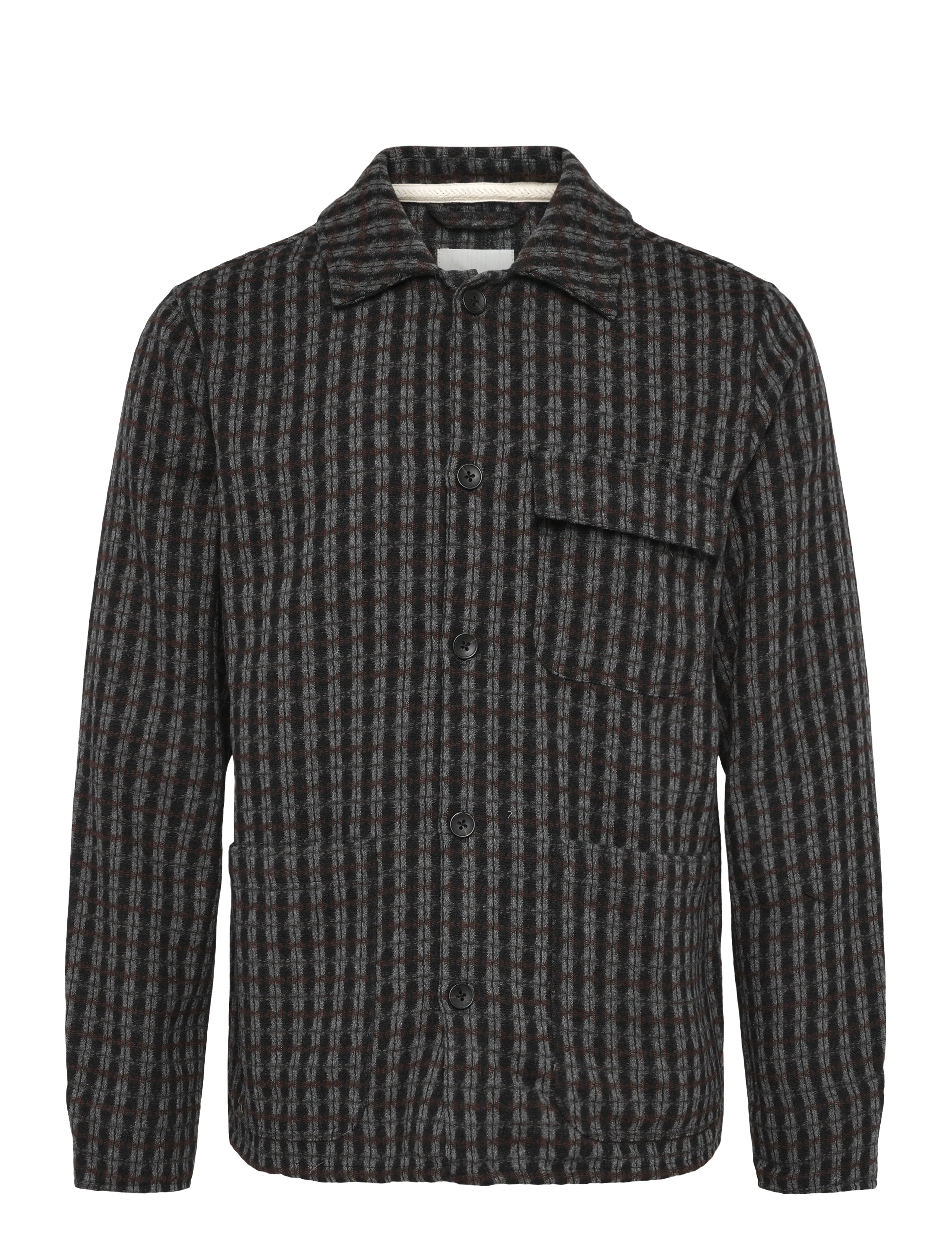 Anerkjendt - AKODIN WOOL OVERSHIRT - jackets - magnet - 1