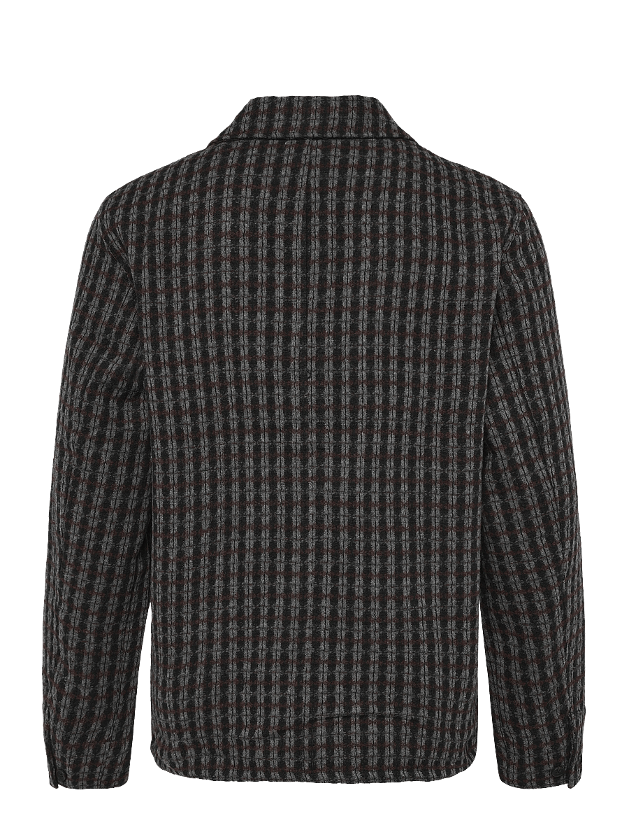 Anerkjendt - AKODIN WOOL OVERSHIRT - jackets - magnet - 2
