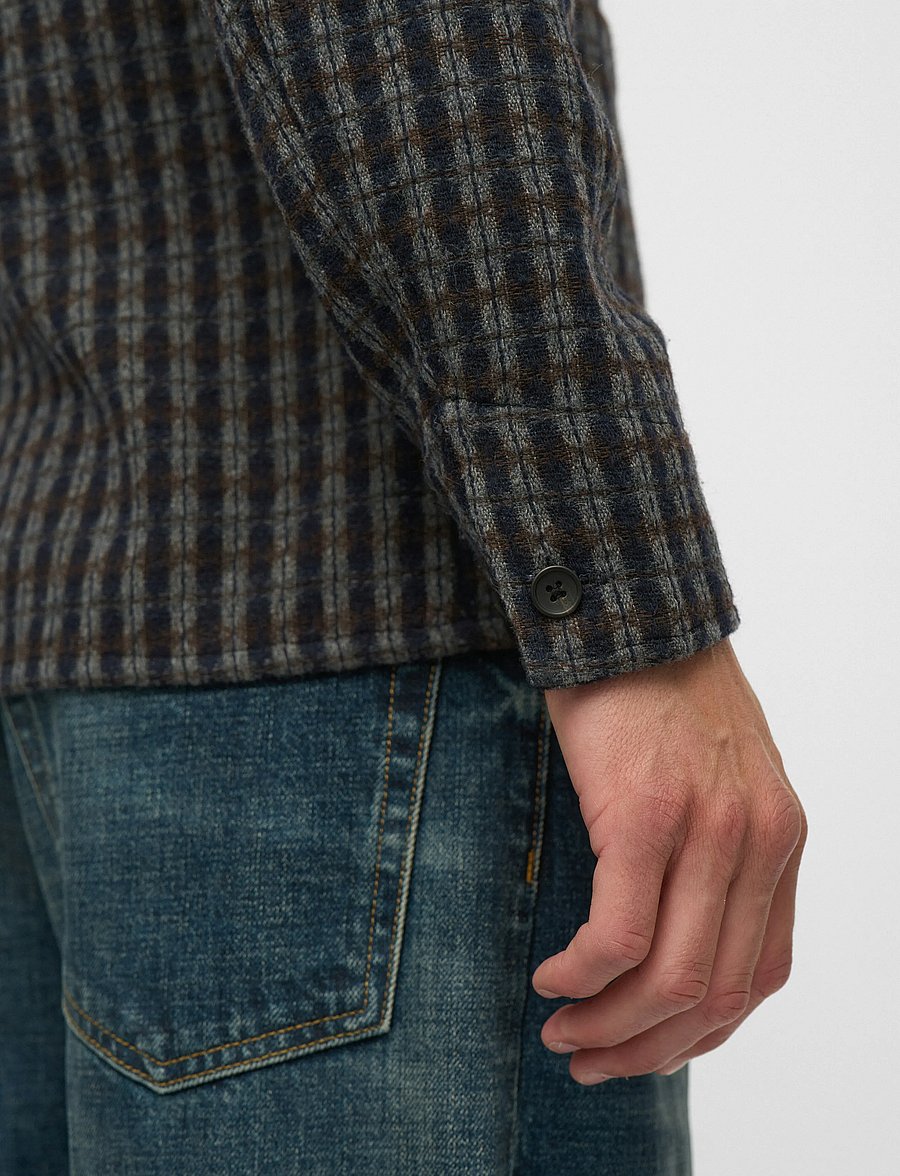 Anerkjendt - AKODIN WOOL OVERSHIRT - jackets - magnet - 5