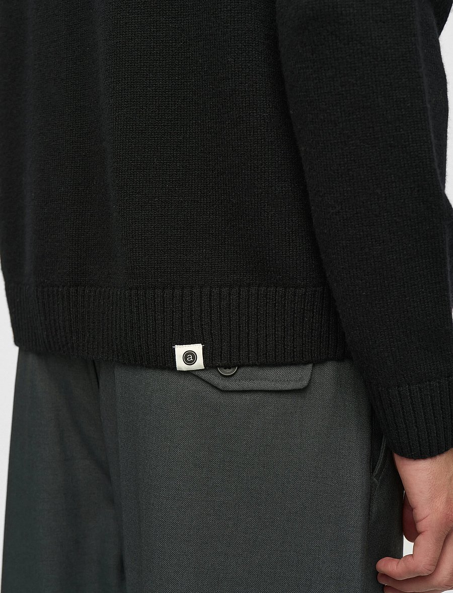 Anerkjendt - AKSINUS MERINO CARDIGAN - strickjacken - caviar - 4