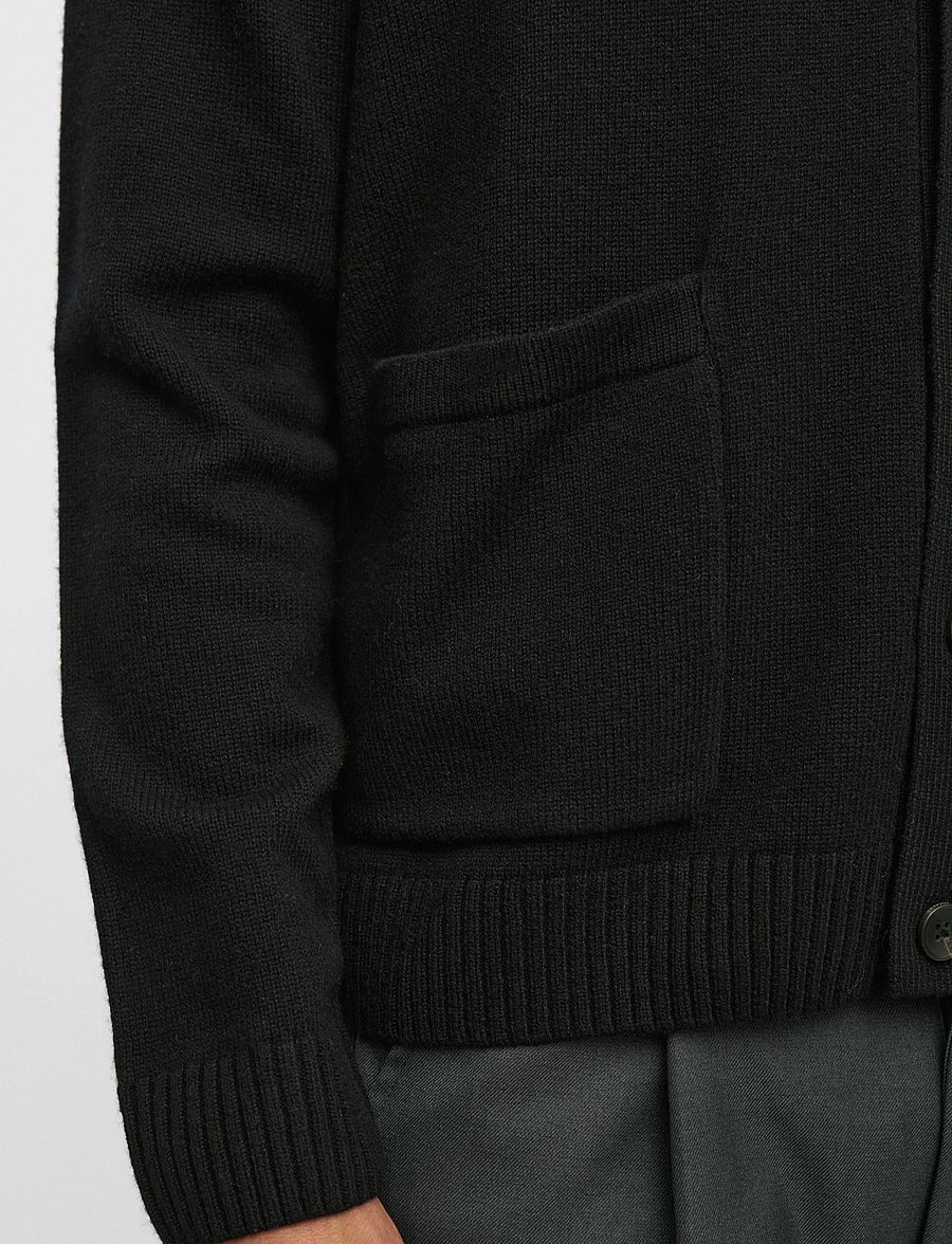 Anerkjendt - AKSINUS MERINO CARDIGAN - strickjacken - caviar - 5