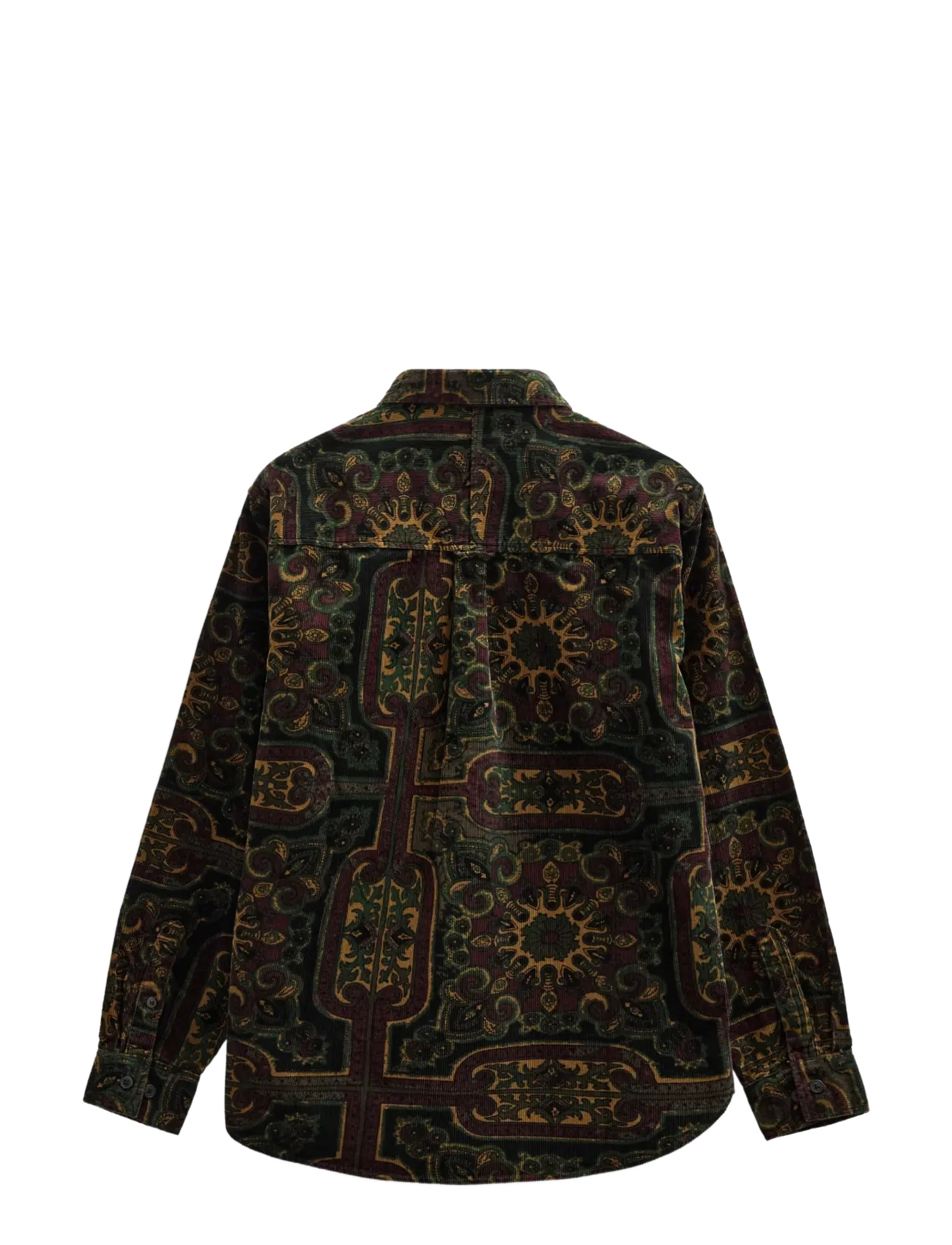 Anerkjendt - AKLEIF CORD JACQ LS SHIRT - freizeithemden - forest night - 2