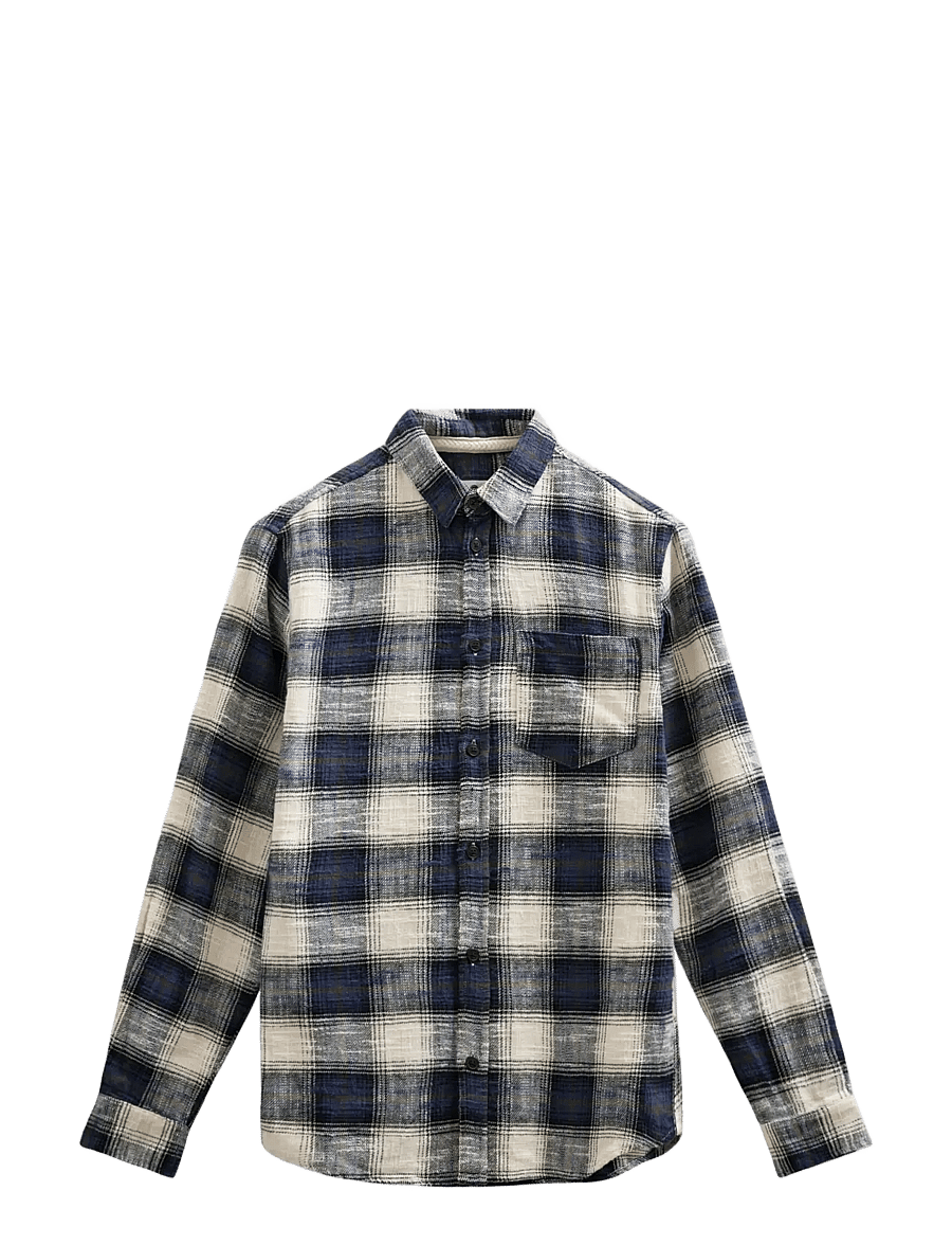 Anerkjendt - AKLEIF FLANNEL CHECK5 - flanell-hemden - sky captain - 2