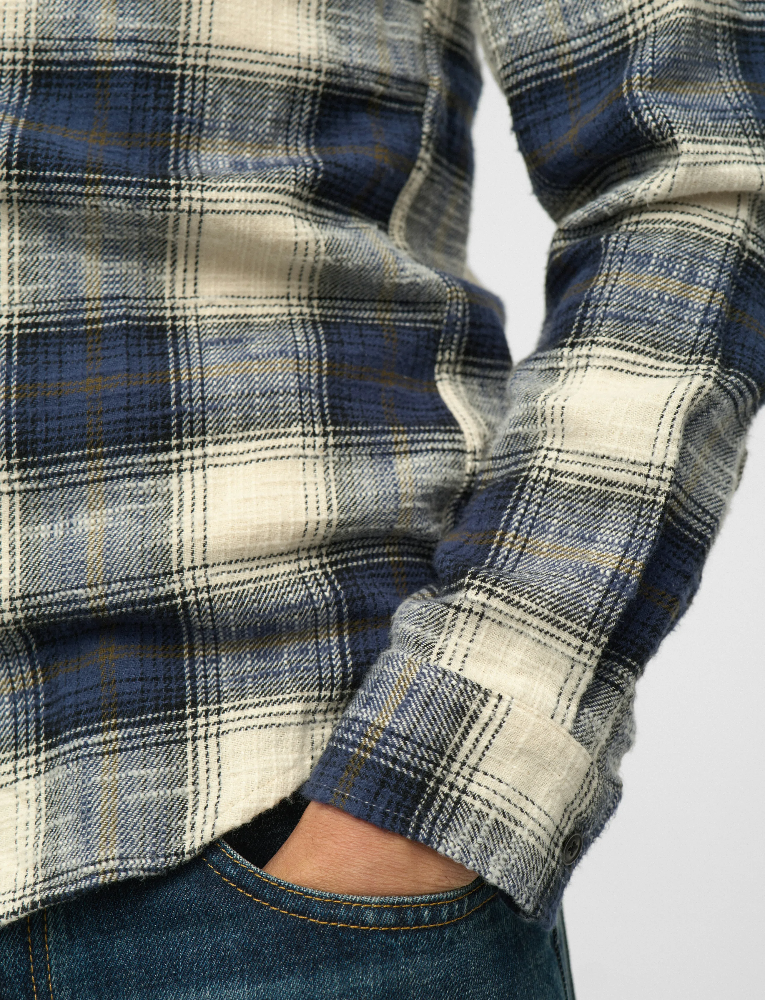 Anerkjendt AKLEIF FLANNEL CHECK5 - Hemden - SKY CAPTAIN / navy