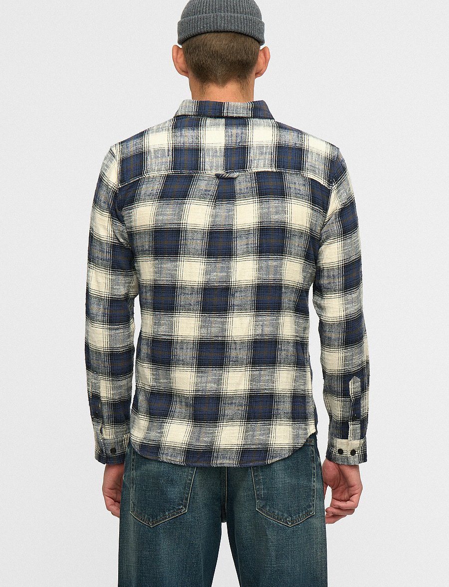 Anerkjendt - AKLEIF FLANNEL CHECK5 - flanellsärgid - sky captain - 3