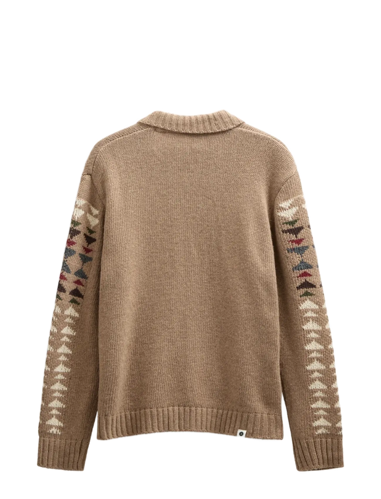 Anerkjendt AKSINUS JACQ ZIP CARDIGAN - Strickjacken - ERMINE / beige