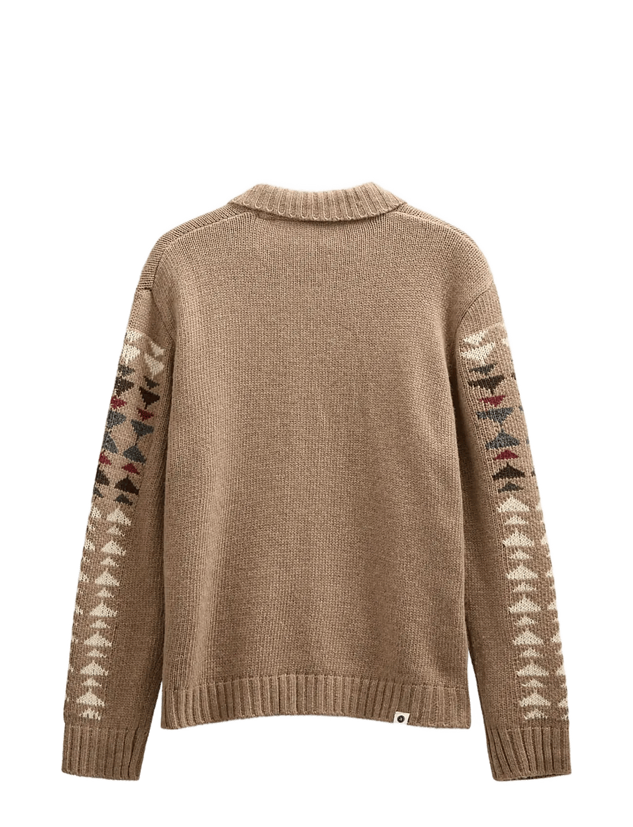 Anerkjendt - AKSINUS JACQ ZIP CARDIGAN - ermine - 0