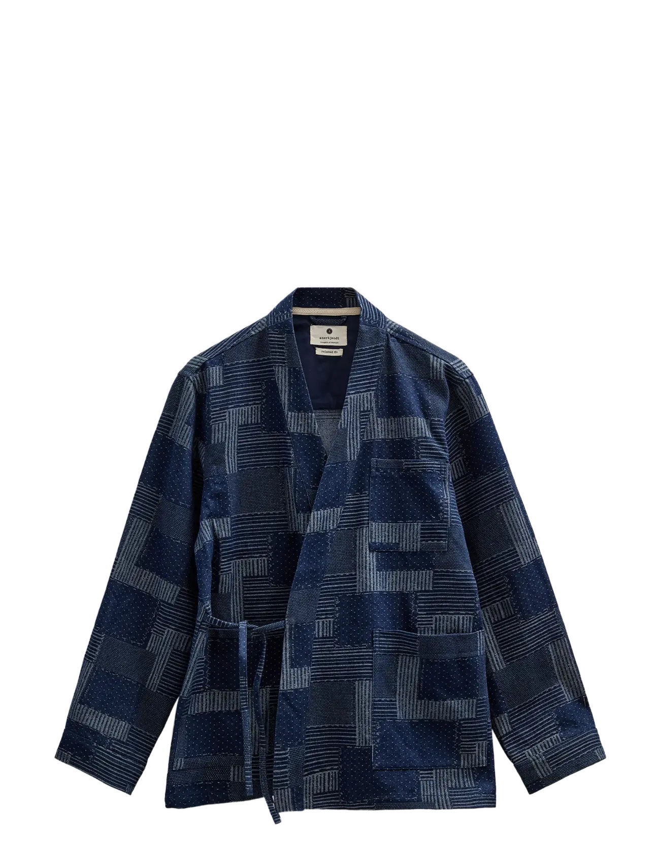 Anerkjendt - AKJESPER INDIGO KIMONO - sky captain - 1