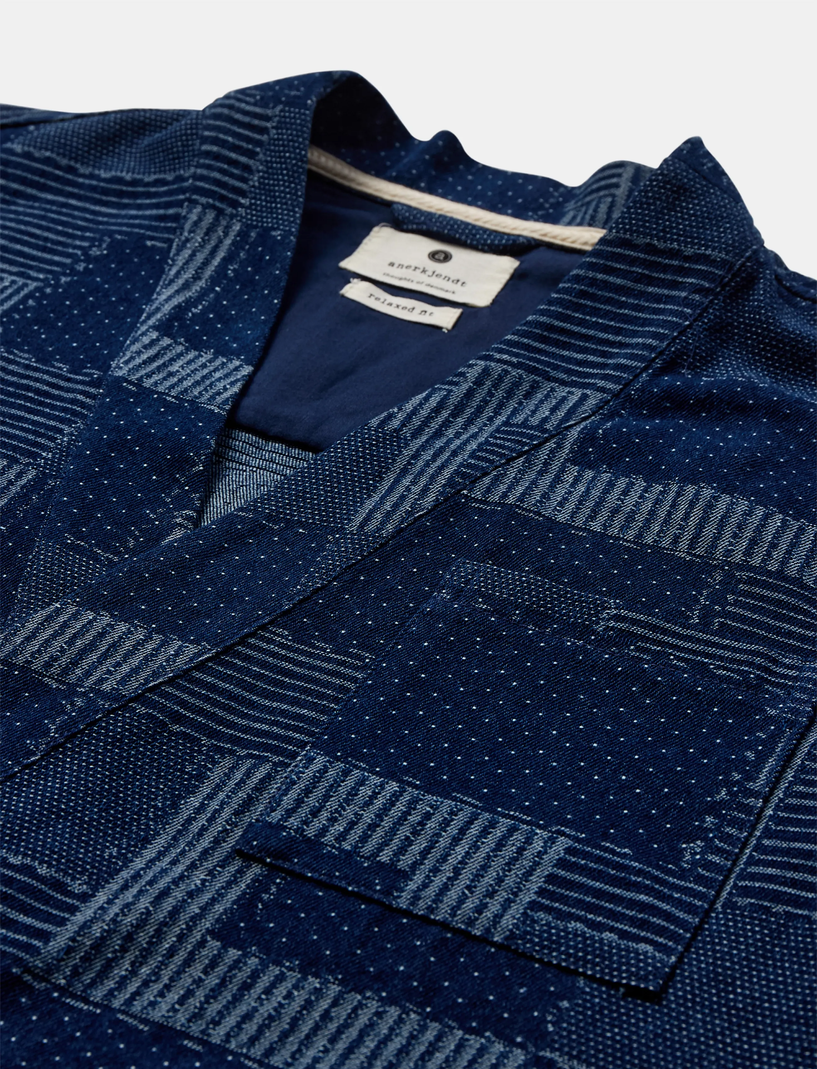 Anerkjendt - AKJESPER INDIGO KIMONO - sky captain - 4