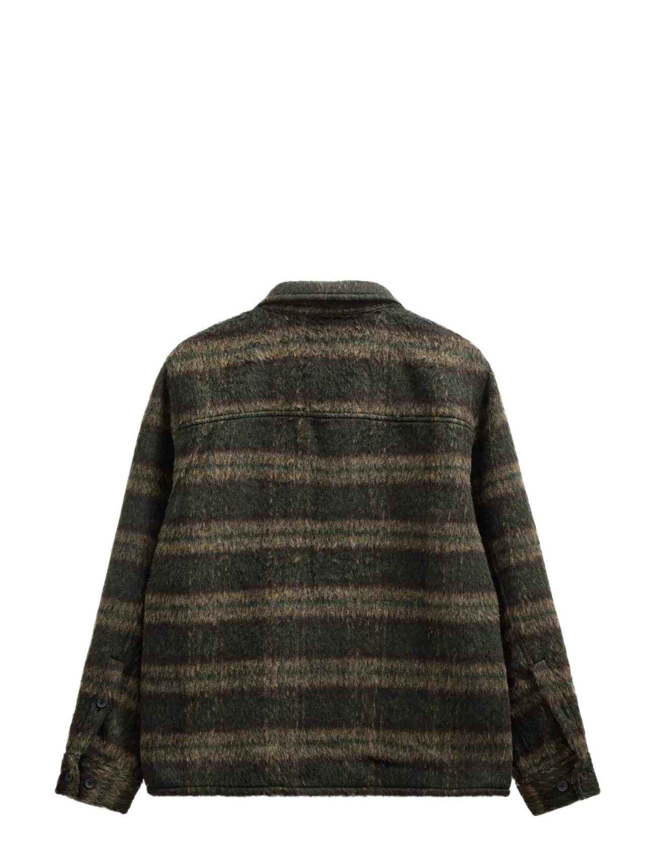 Anerkjendt Akoscar Heavy Twill Check Overshirt, L, Green, Jakker > Uldjakker, Herre