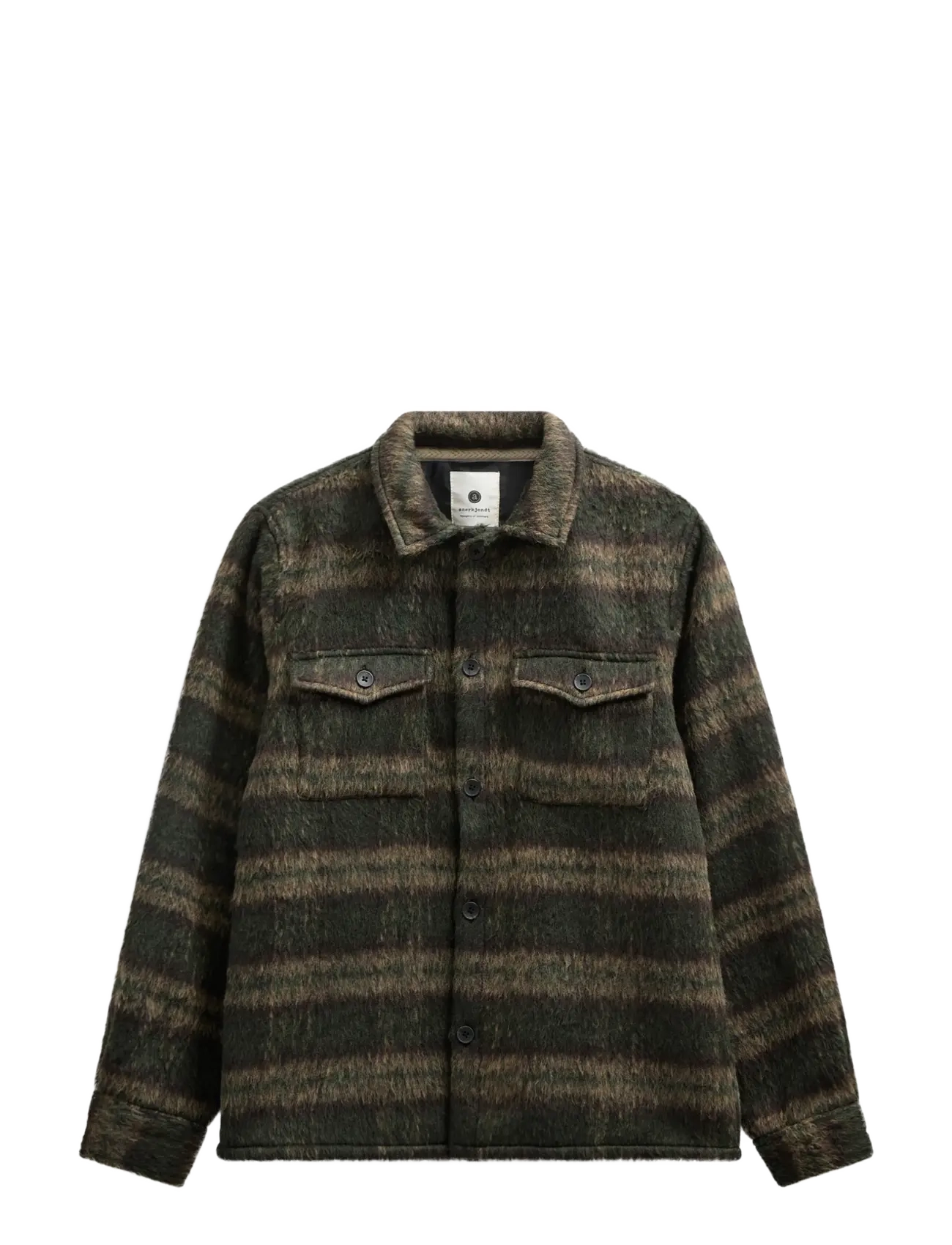 Anerkjendt - AKOSCAR HEAVY TWILL CHECK OVERSHIRT - joped - forest night - 1
