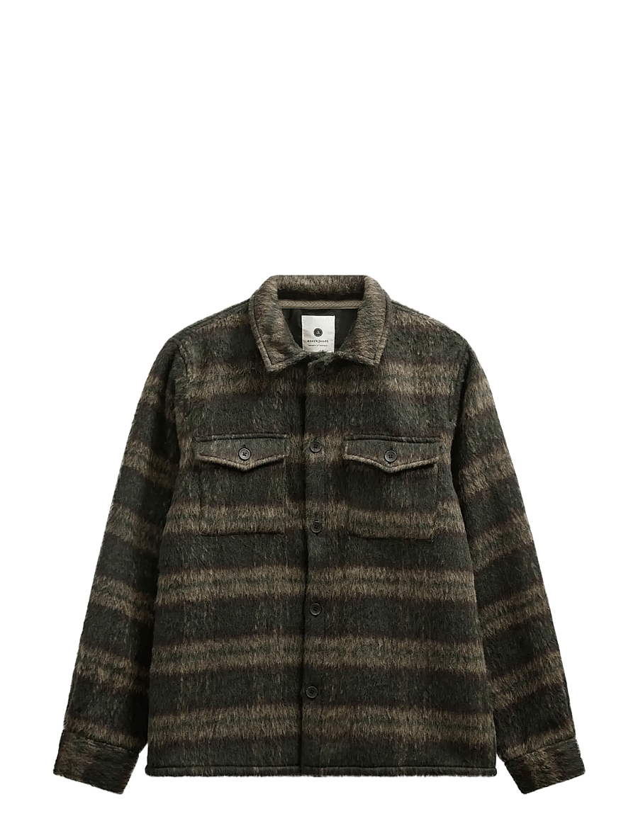 Anerkjendt - AKOSCAR HEAVY TWILL CHECK OVERSHIRT - joped - forest night - 1