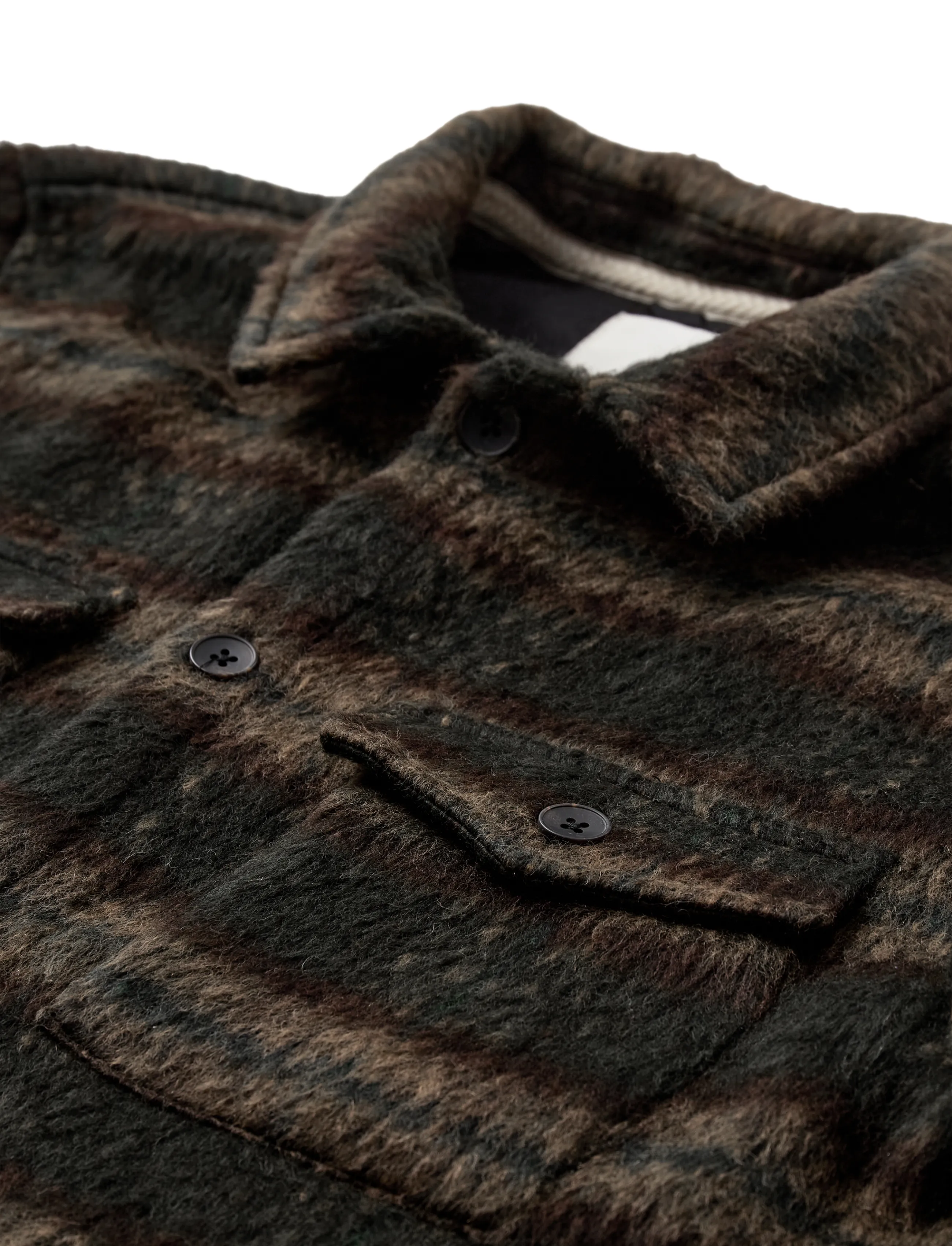 Anerkjendt - AKOSCAR HEAVY TWILL CHECK OVERSHIRT - joped - forest night - 2