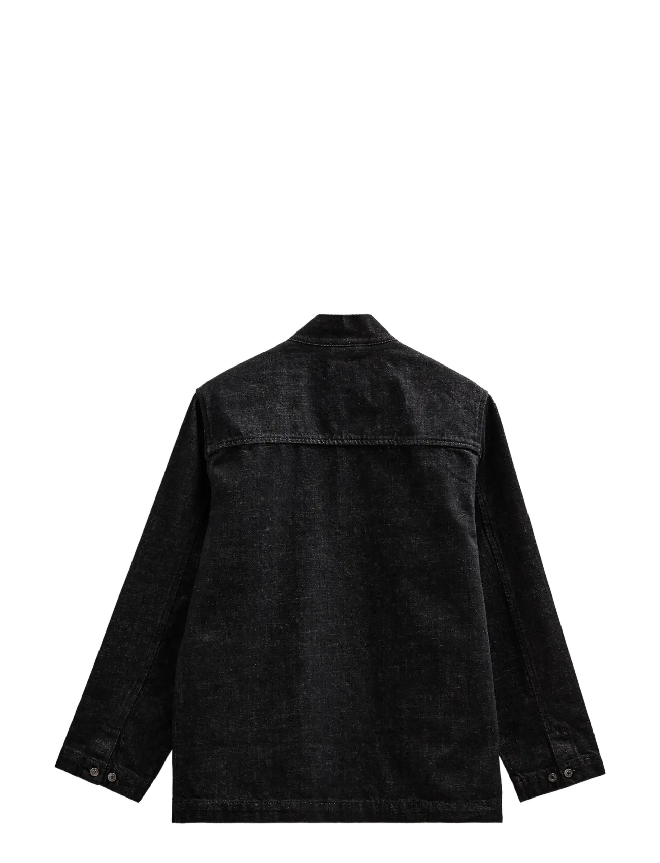 Anerkjendt - AKJESPER SELVEDGE DENIM KIMONO - ofodrade jeansjackor - black - 2
