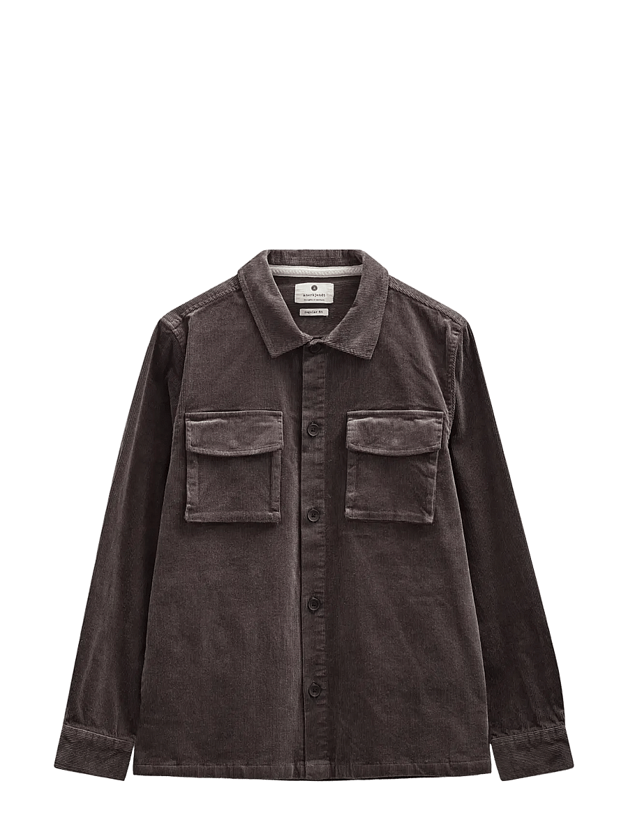 Anerkjendt - AKOSCAR CORD OVERSHIRT - Überhemden - magnet - 1