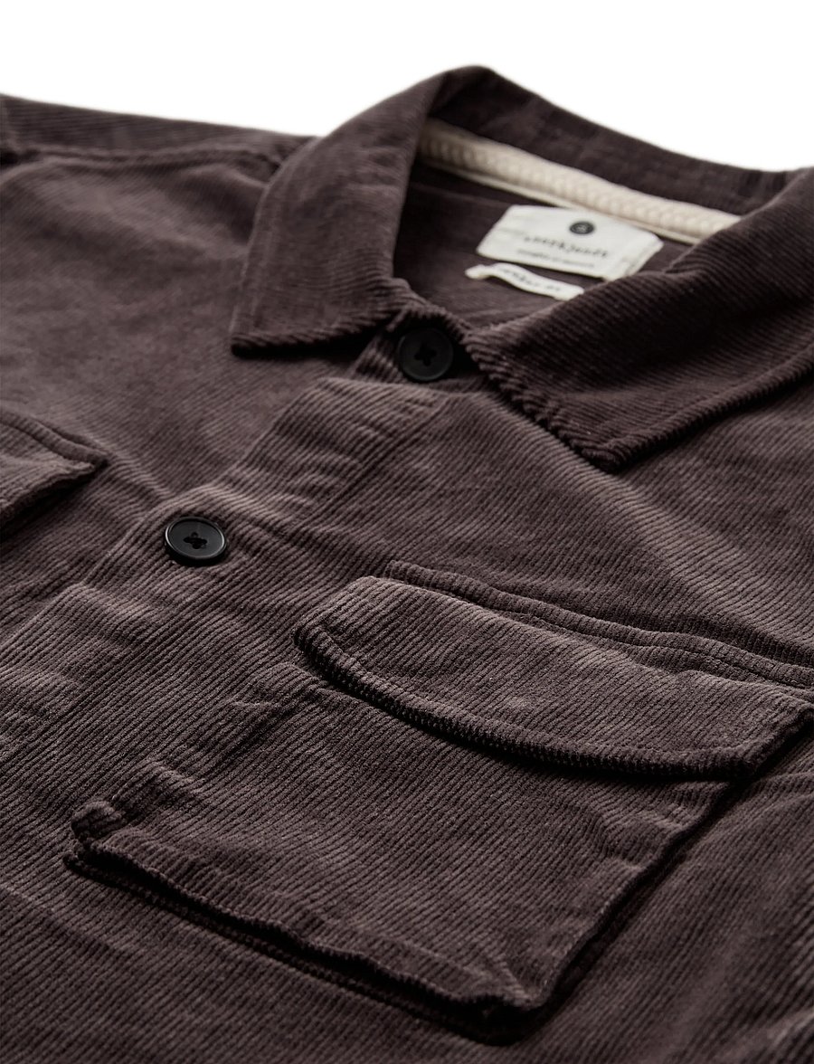 Anerkjendt - AKOSCAR CORD OVERSHIRT - Überhemden - magnet - 4
